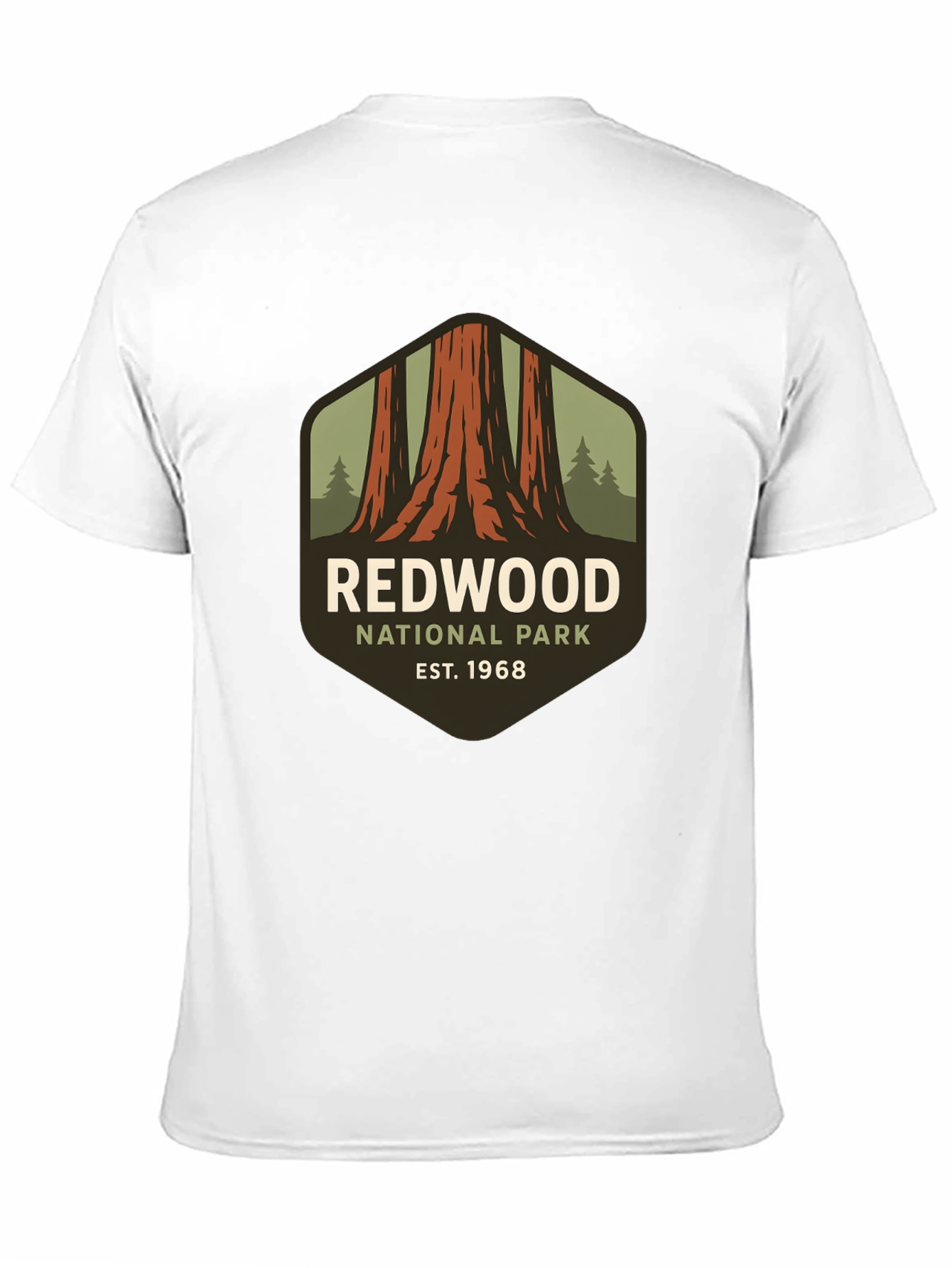 Redwood National Park Black T-Shirt