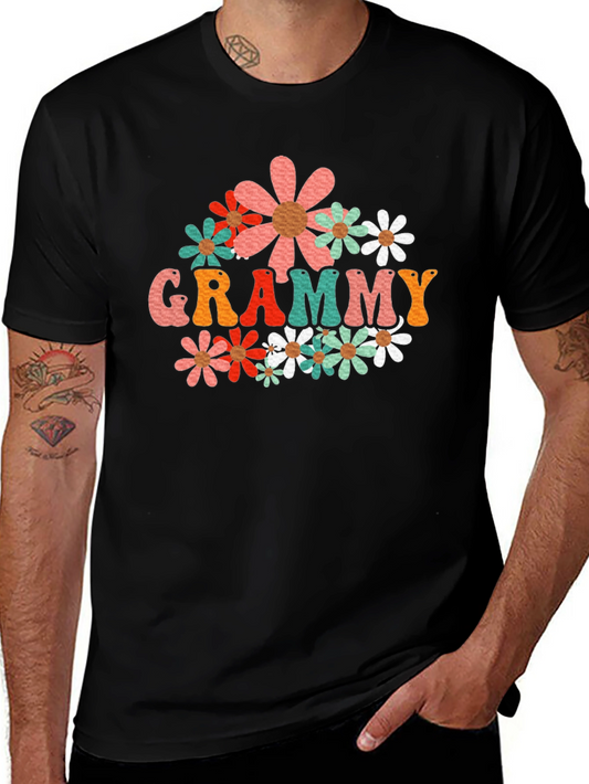 Retro Floral Grammy Graphic Tee