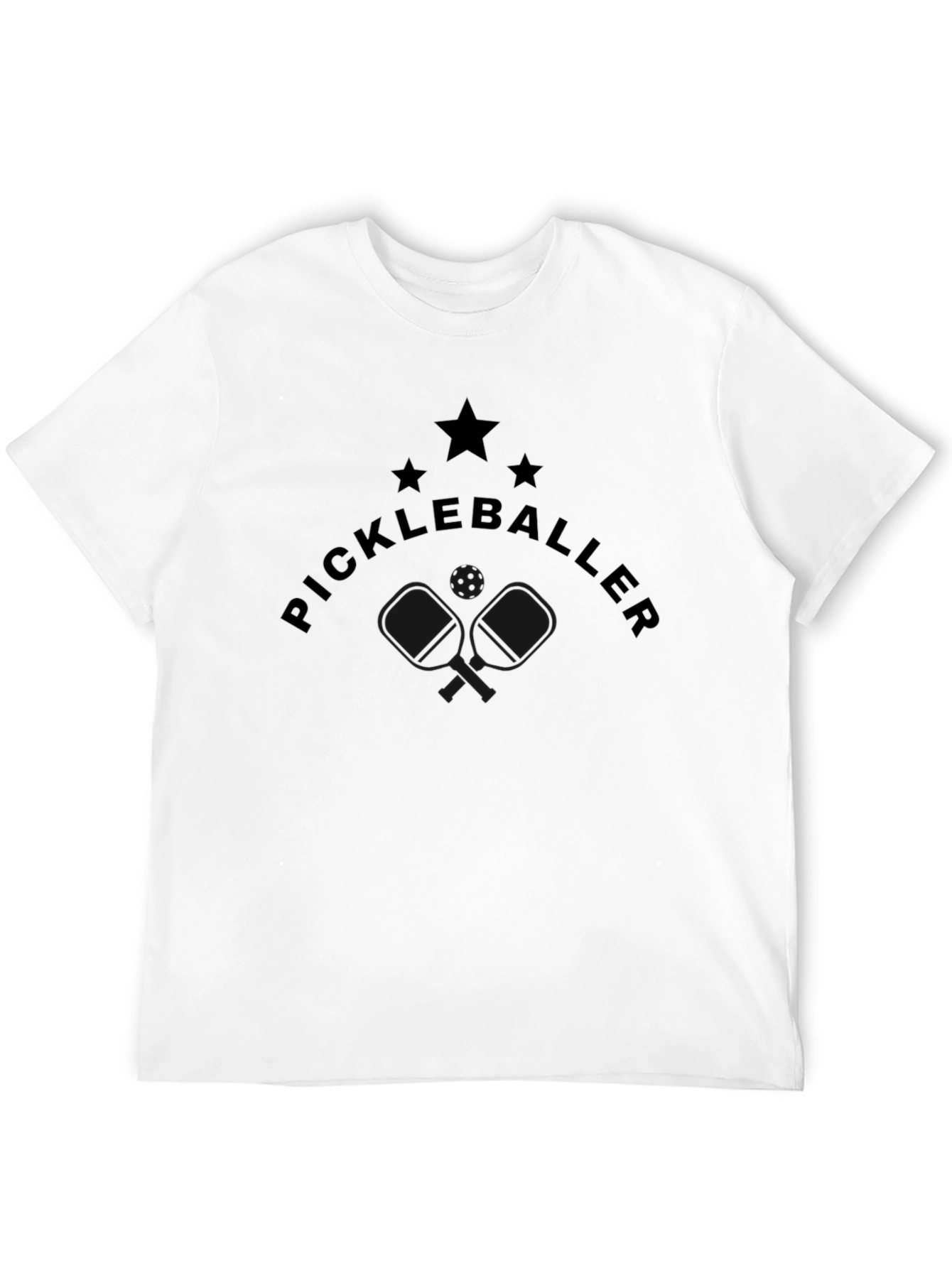 Pickleballer Black T-Shirt