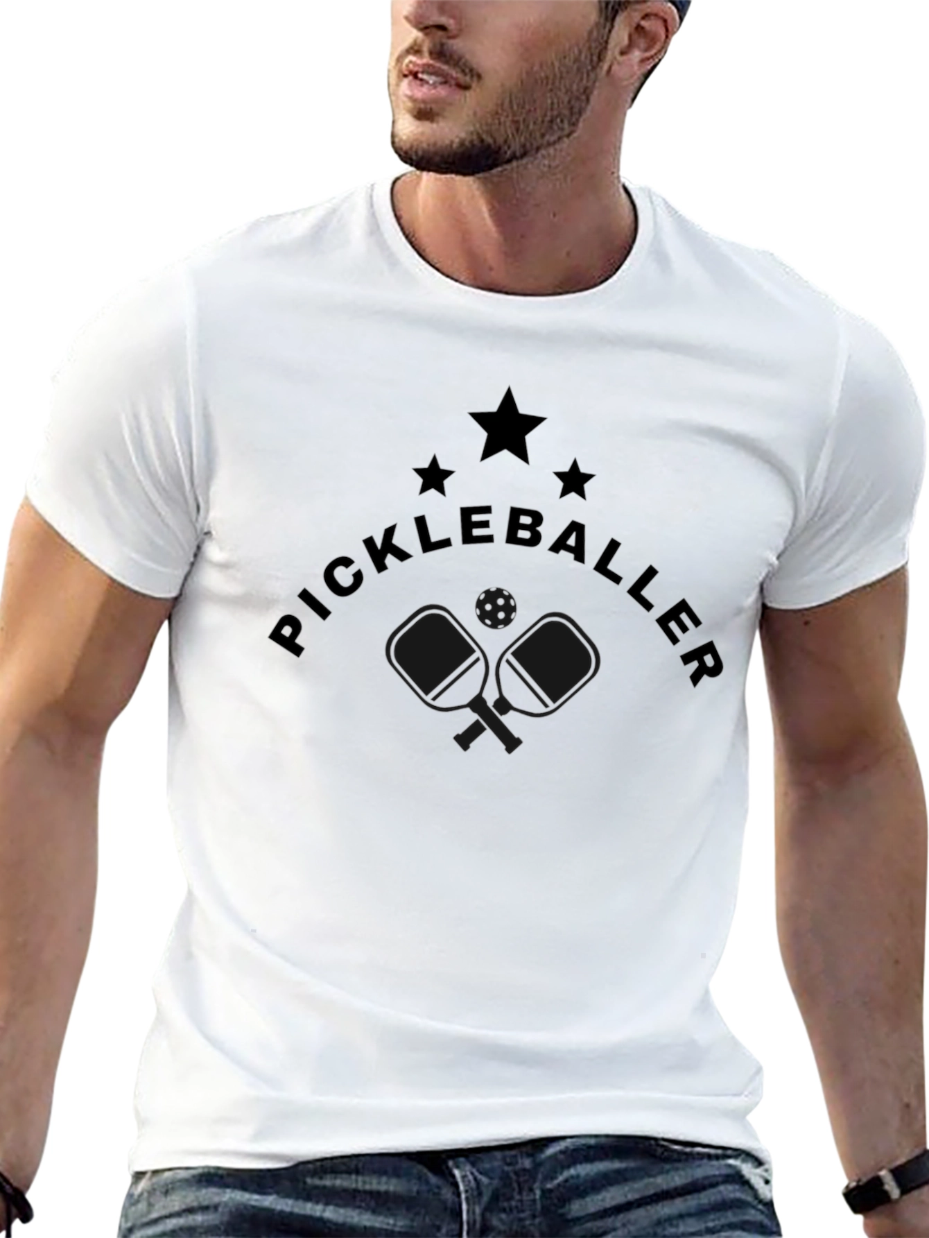 Pickleballer Black T-Shirt