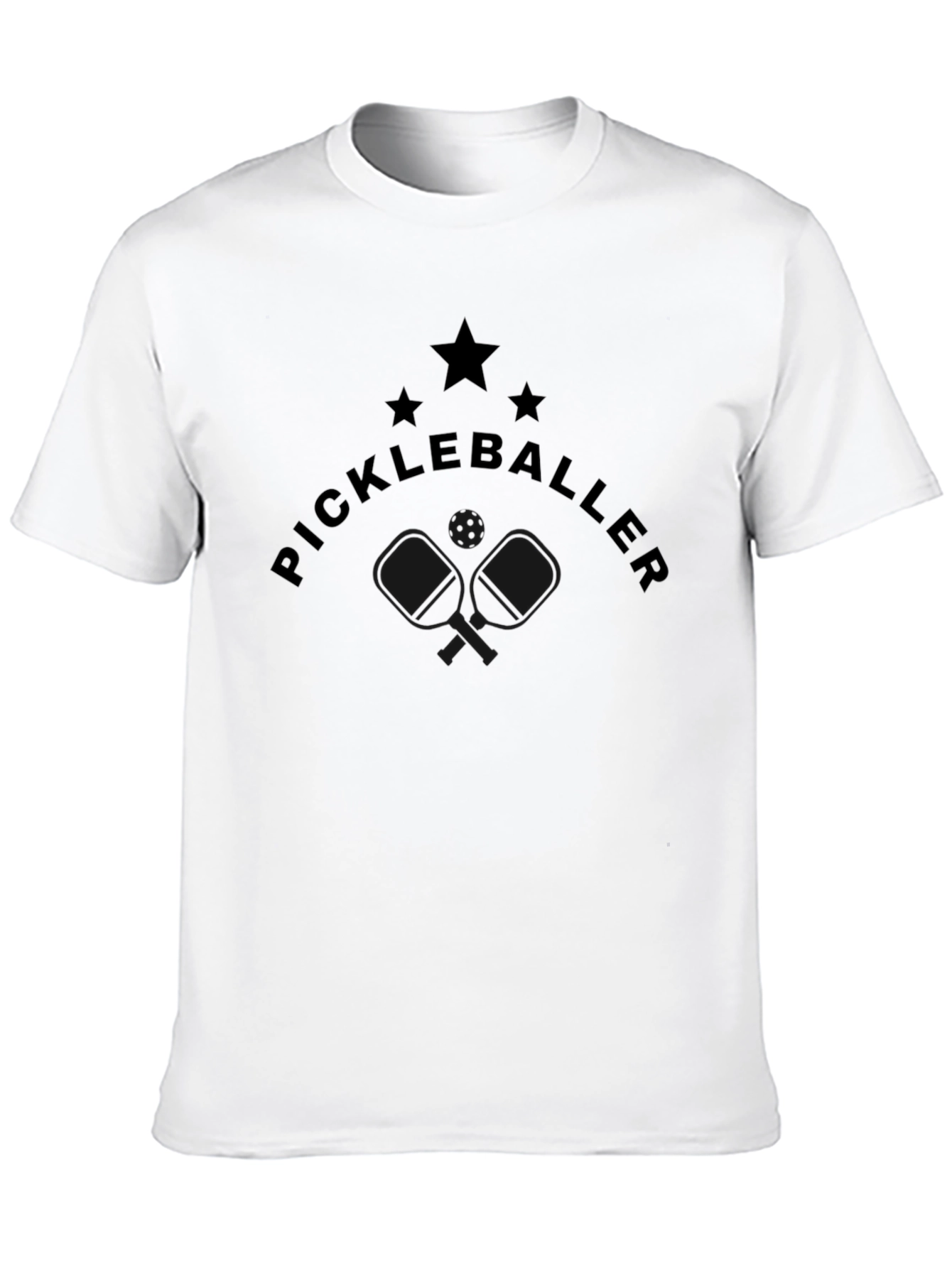 Pickleballer Black T-Shirt