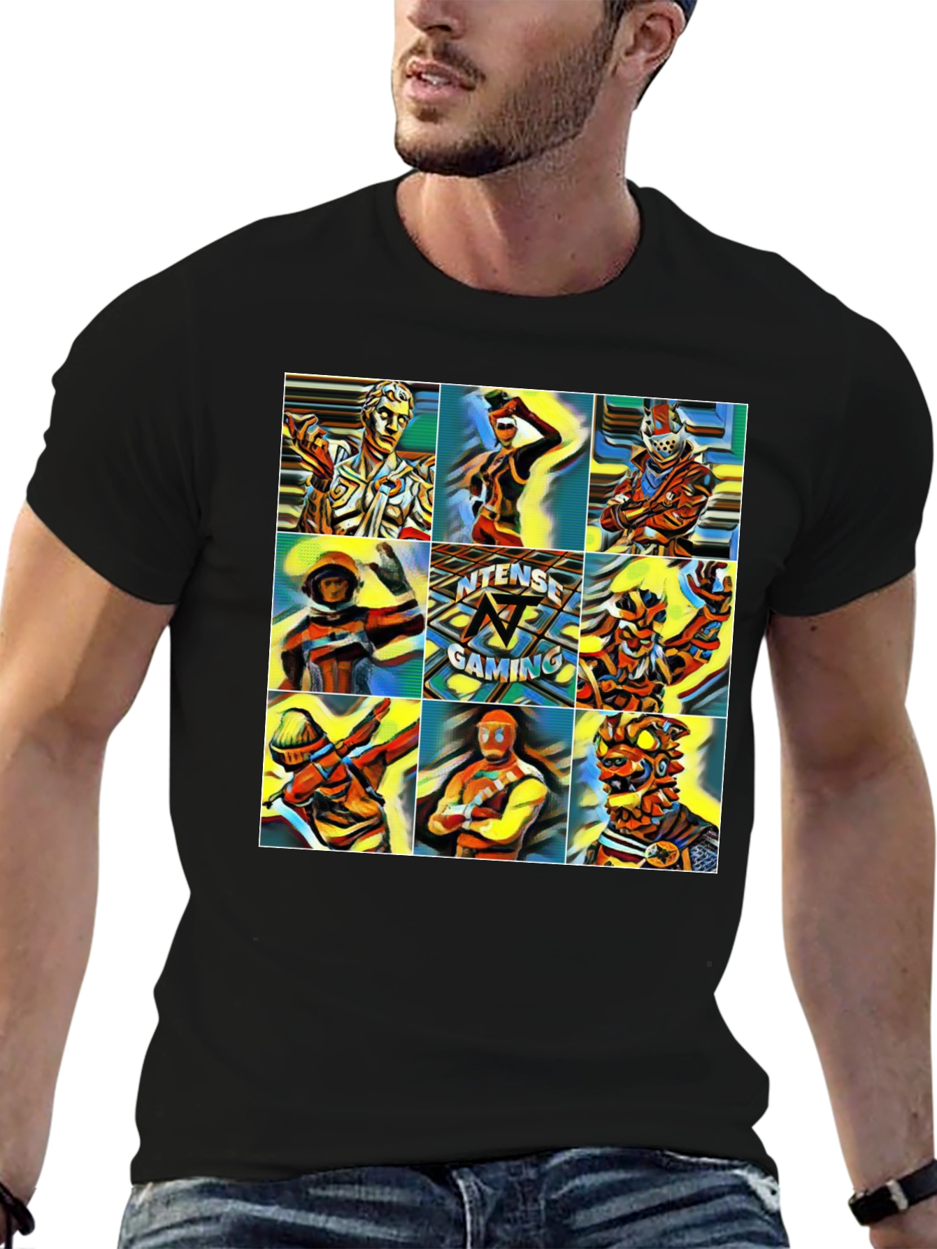 Intense Gaming Design Graphic Tee