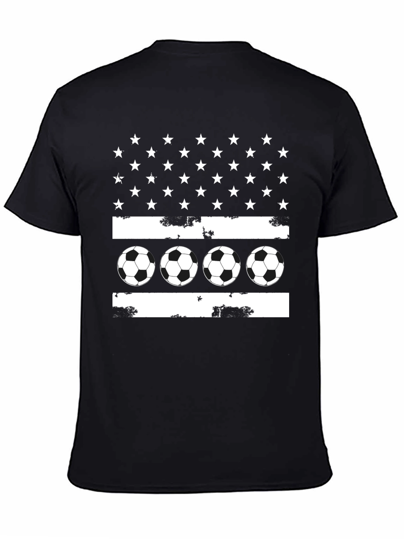 Soccer American Flag T-Shirt