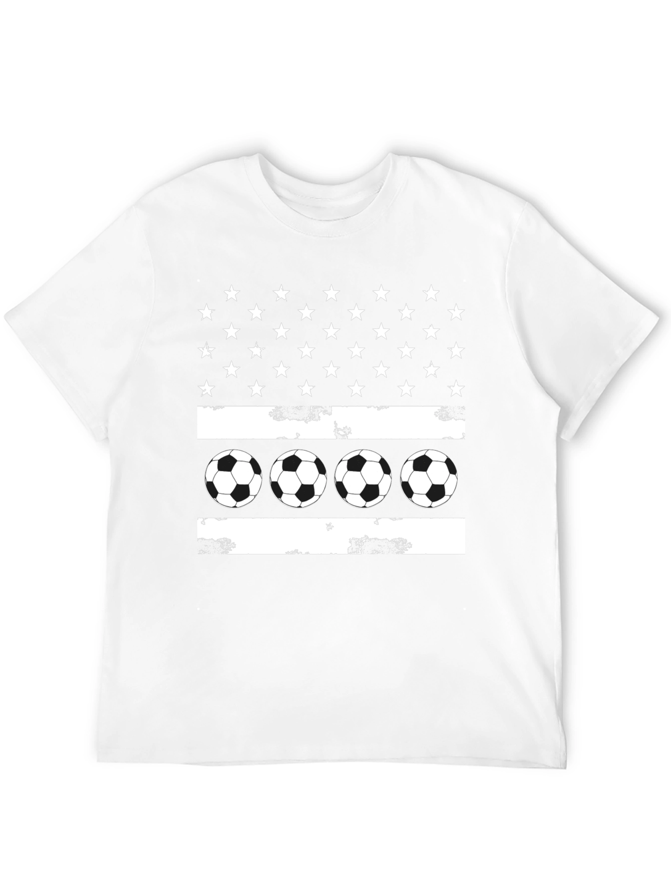 Soccer American Flag T-Shirt