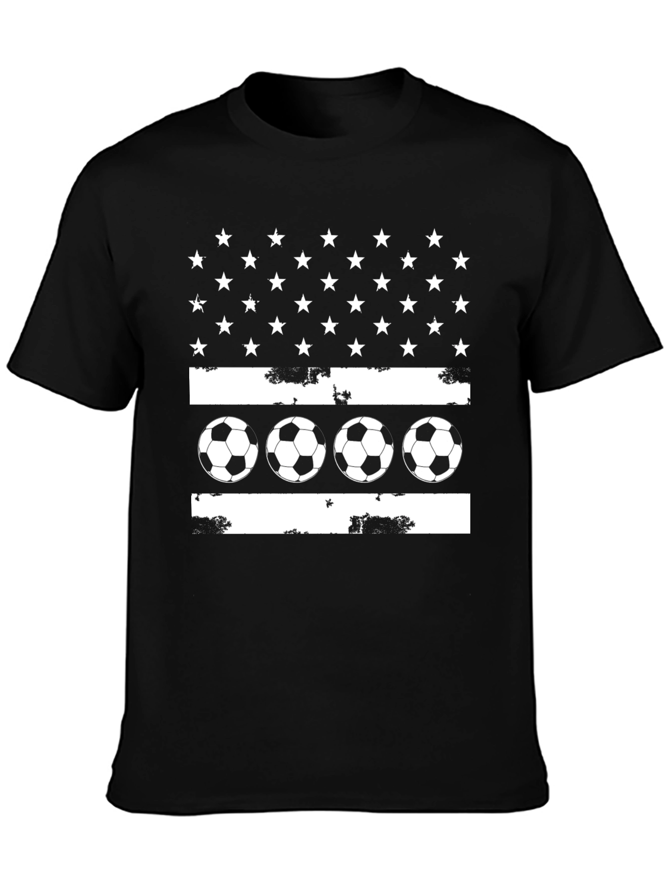 Soccer American Flag T-Shirt