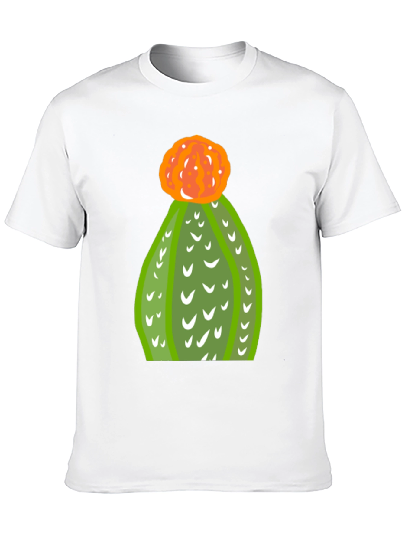 Cactus Graphic Tee - Trendy Desert Plant Shirt