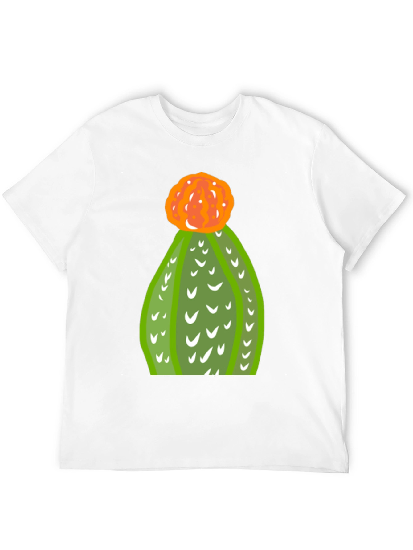 Cactus Graphic Tee - Trendy Desert Plant Shirt