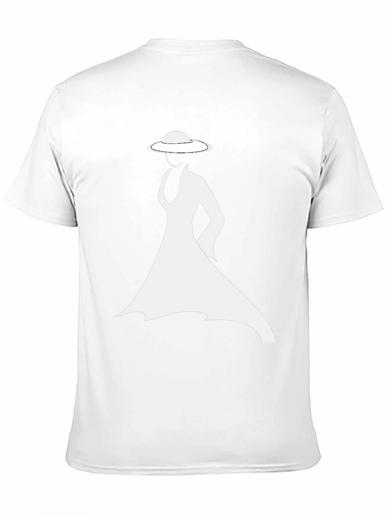 Elegant Lady T-Shirt - Stylish Silhouette Design