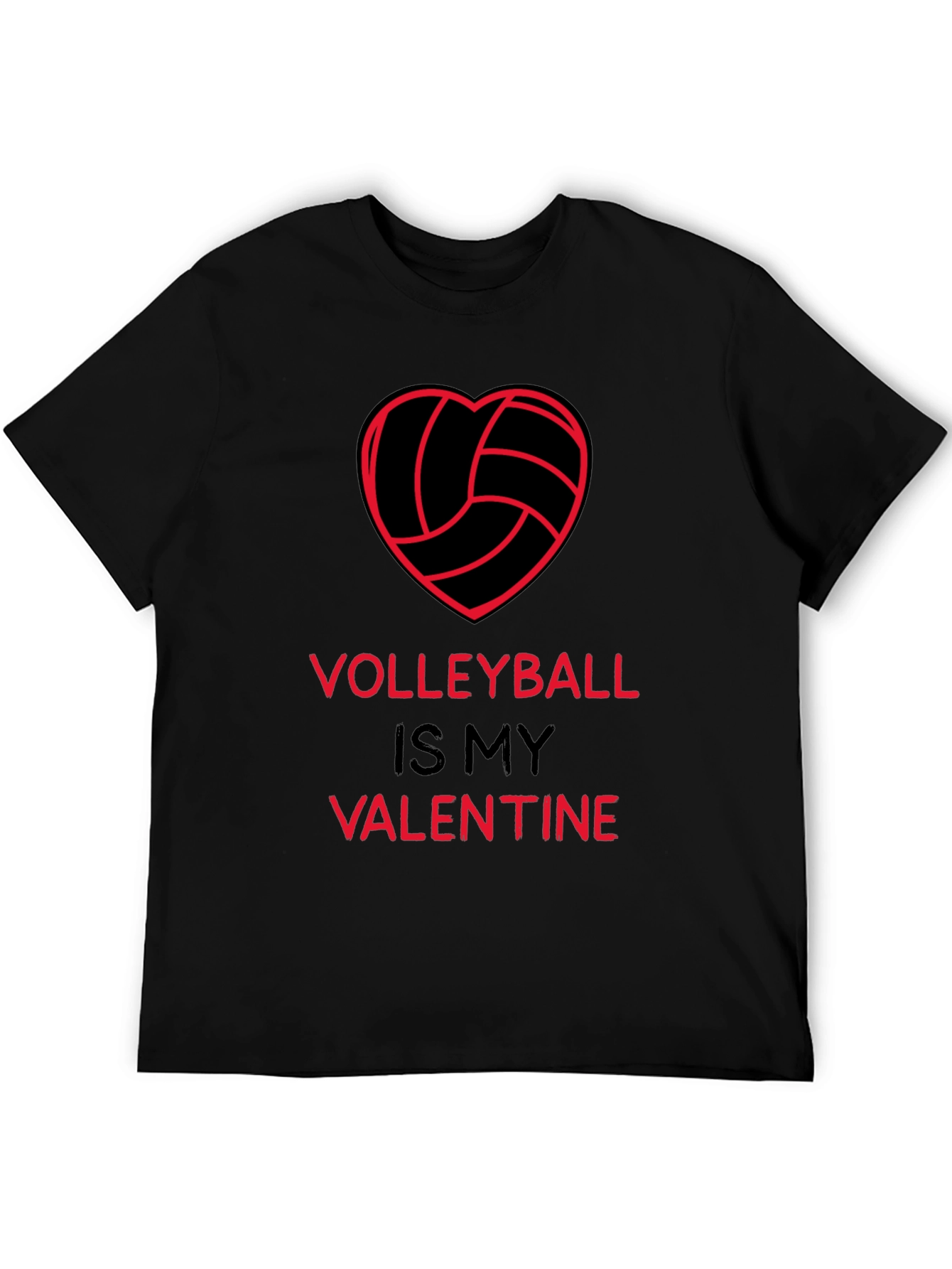 Volleyball Valentine T-Shirt - Heart Graphic Tee