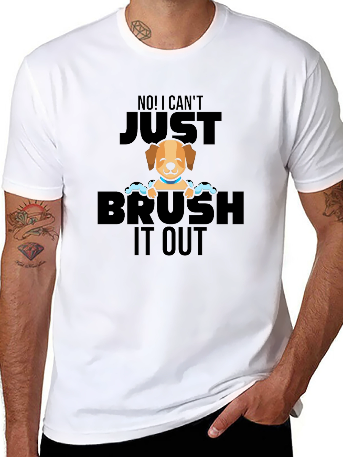 Dog Grooming Humor Graphic T-Shirt
