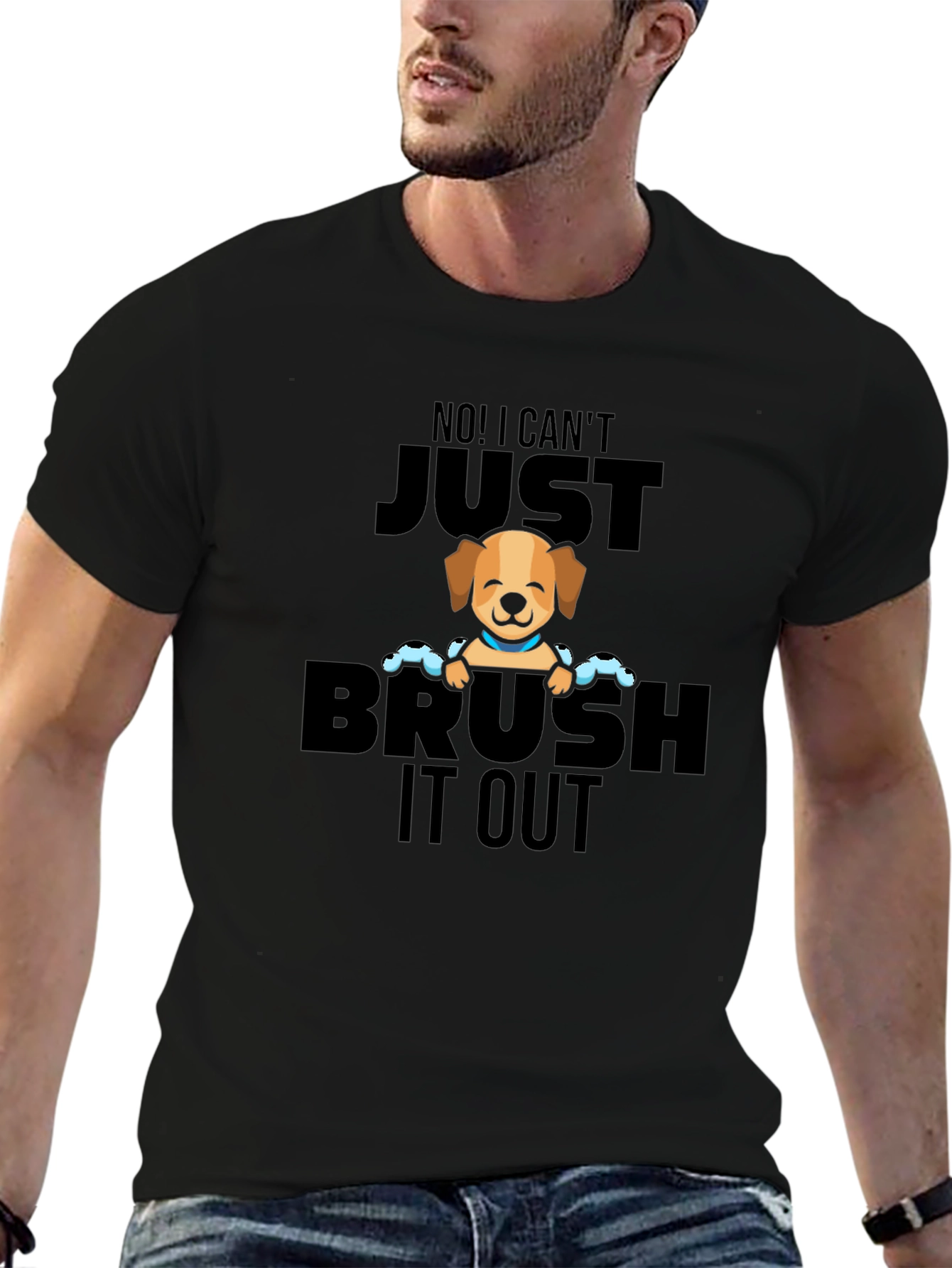 Dog Grooming Humor Graphic T-Shirt