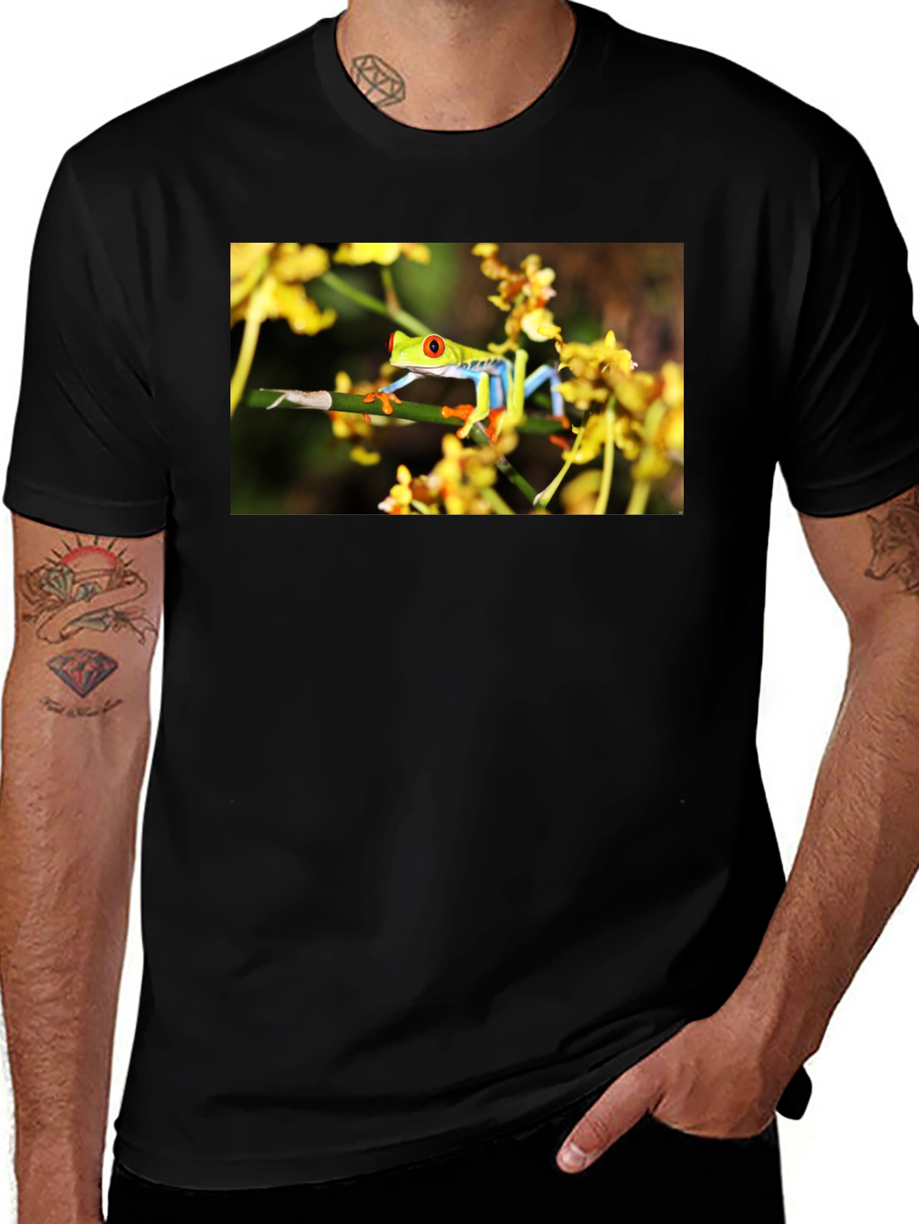 Red Eyed Tree Frog Graphic T-Shirt