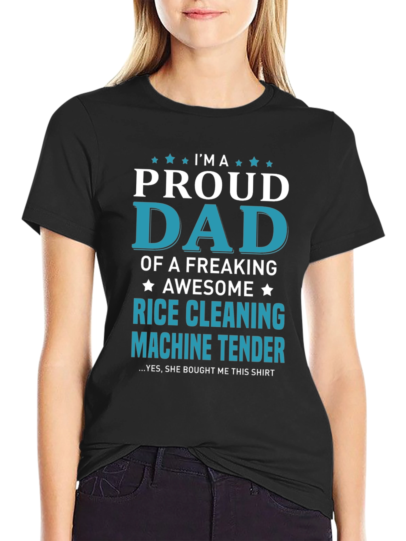 Proud Dad Rice Cleaning Machine Tender T-Shirt