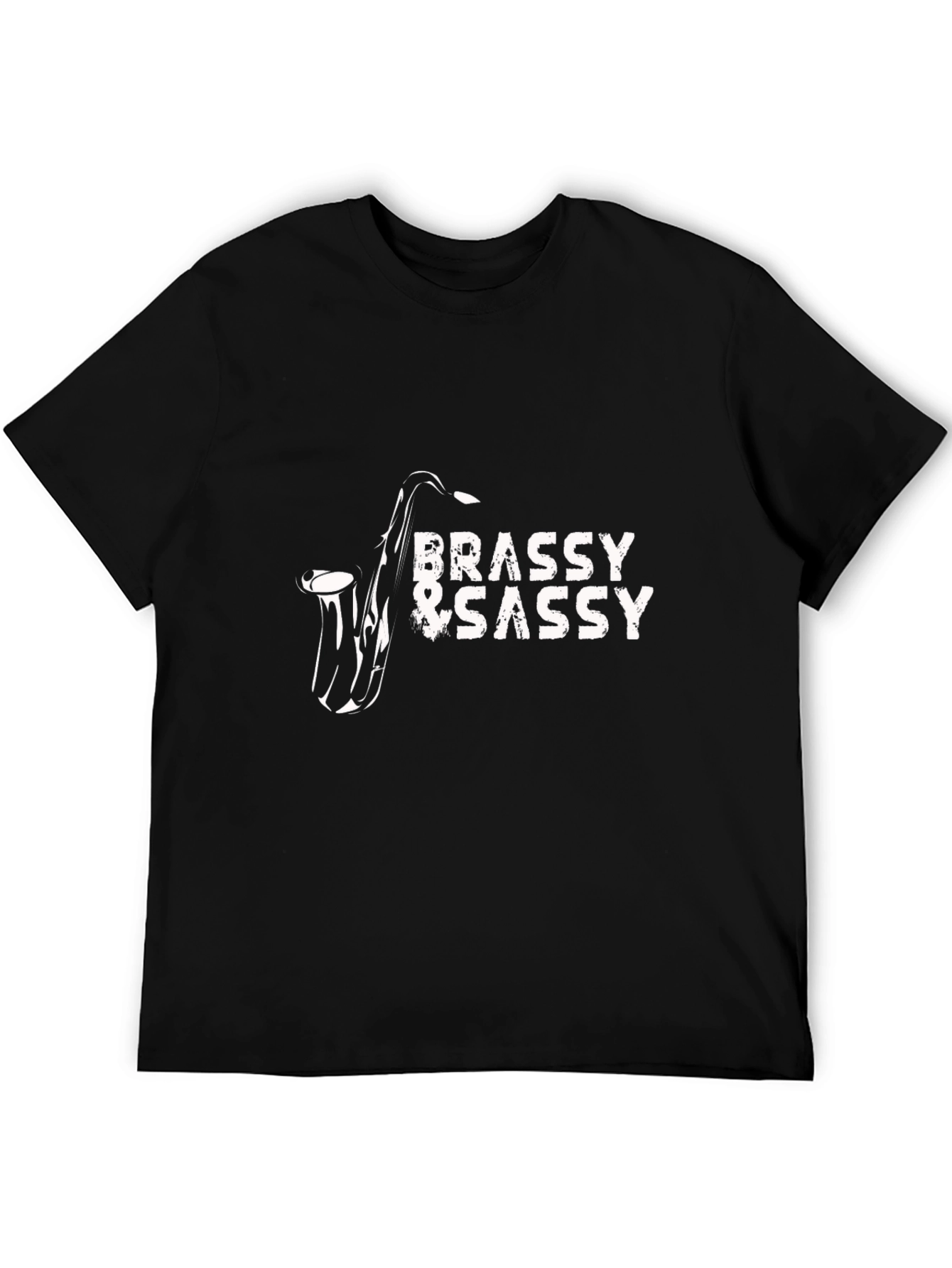 Brassy & Sassy Saxophone Graphic T-Shirt