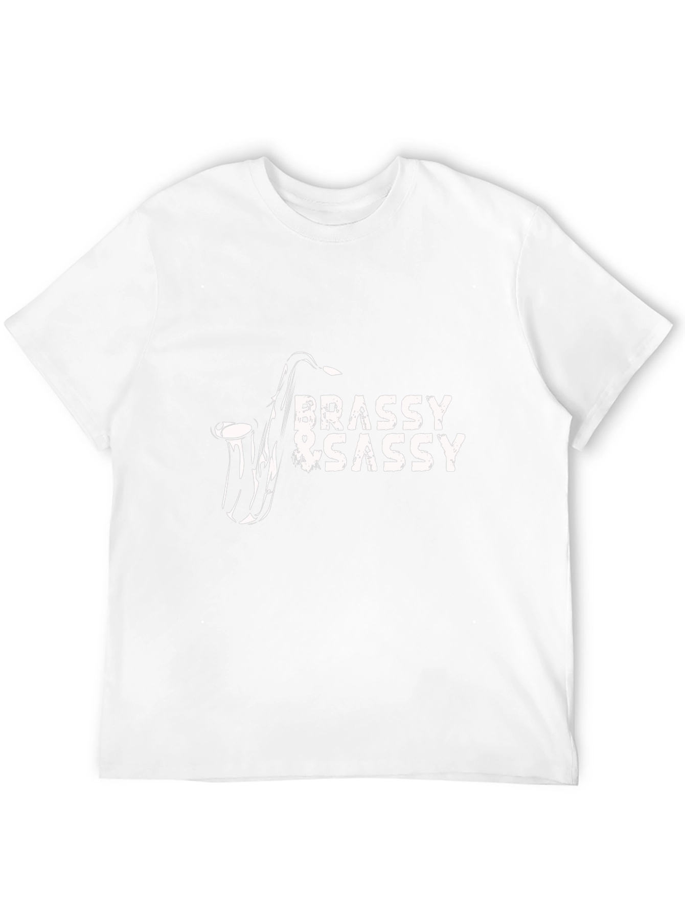 Brassy & Sassy Saxophone Graphic T-Shirt