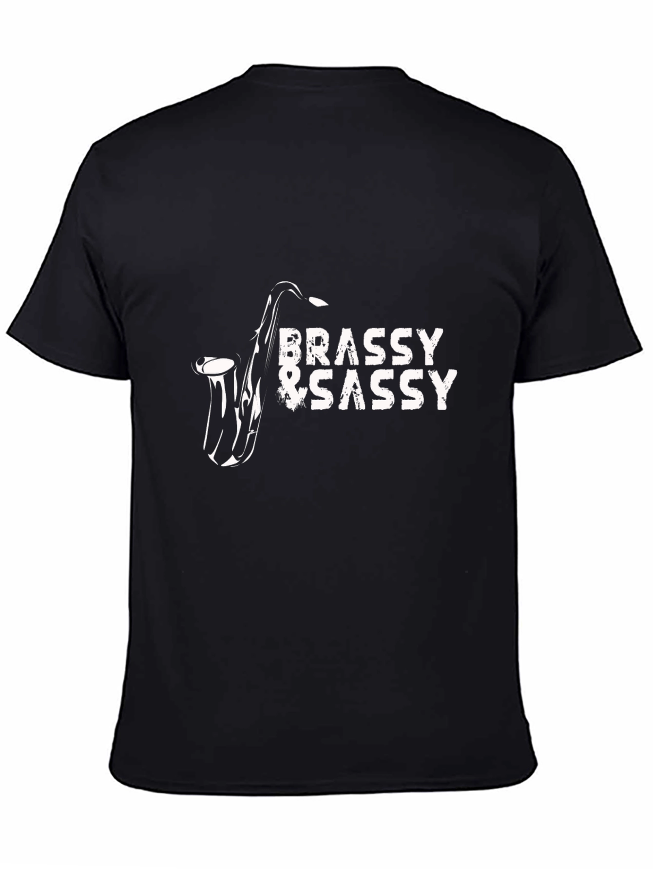 Brassy & Sassy Saxophone Graphic T-Shirt