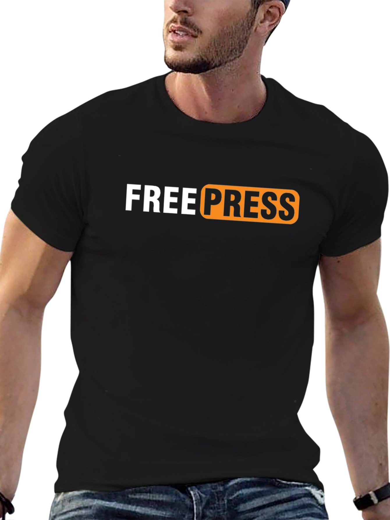 Free Press T-Shirt: Bold Statement Tee