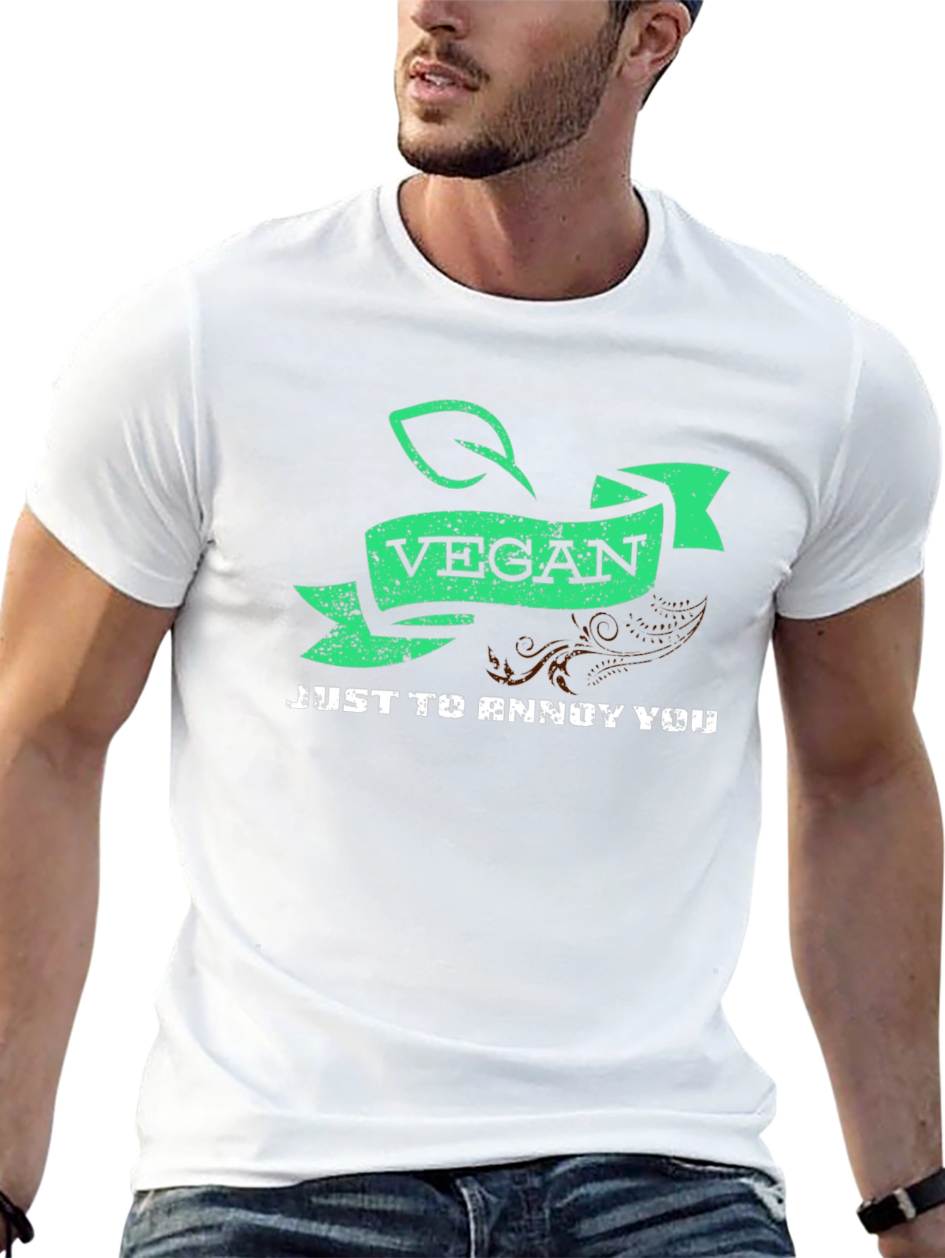 Vegan Just To Annoy You Graphic Tee