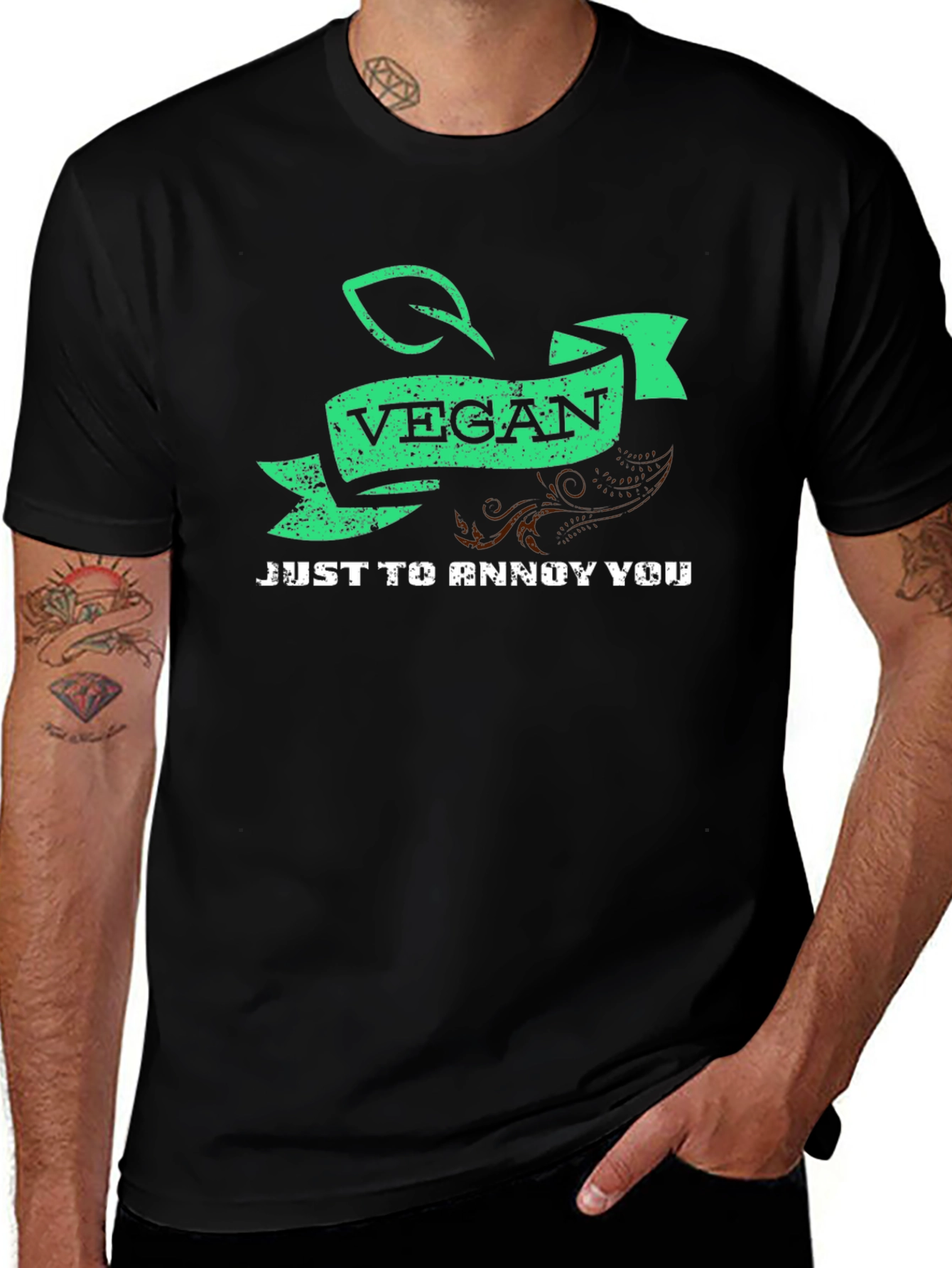 Vegan Just To Annoy You Graphic Tee