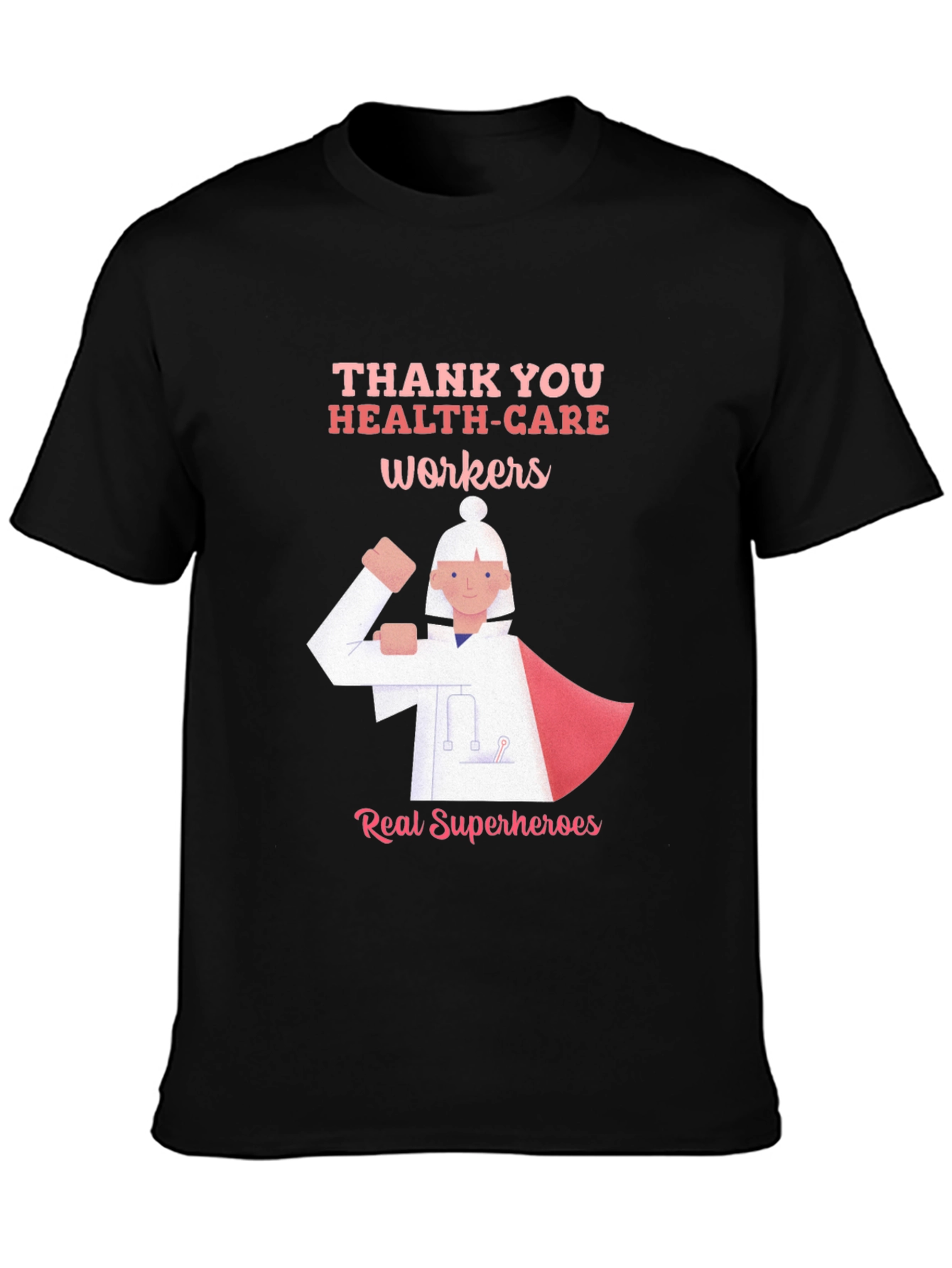 Healthcare Worker Superhero T-Shirt