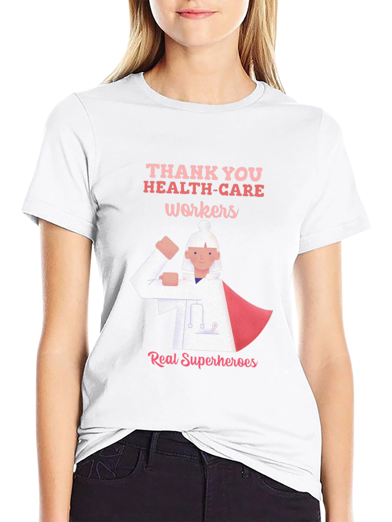 Healthcare Worker Superhero T-Shirt