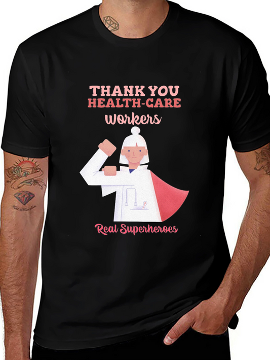 Healthcare Worker Superhero T-Shirt
