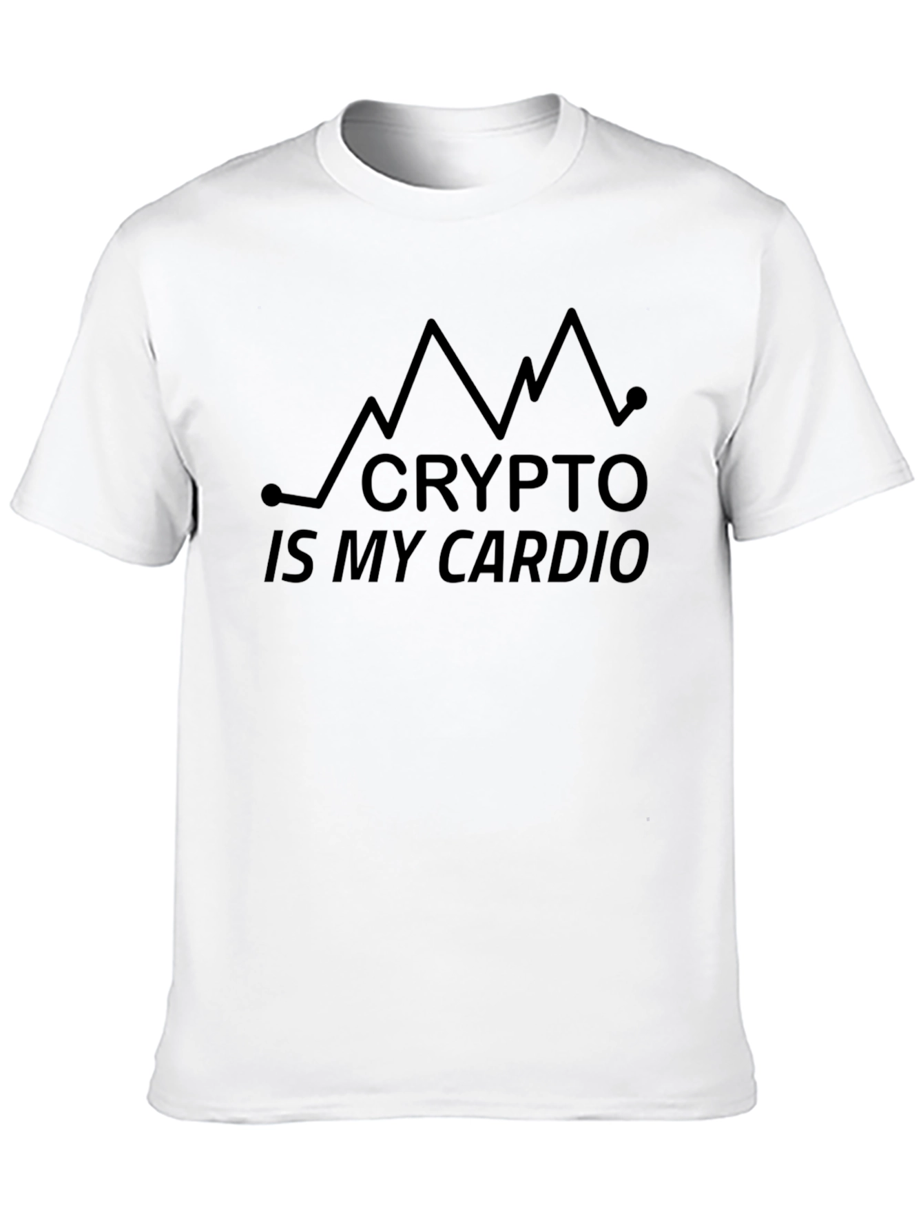 Crypto Is My Cardio Black T-Shirt