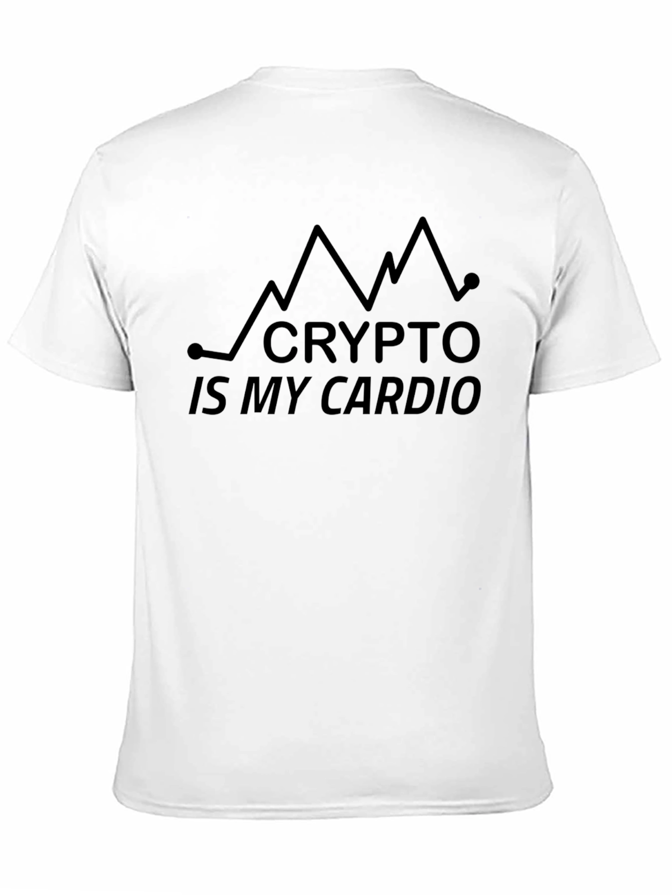 Crypto Is My Cardio Black T-Shirt
