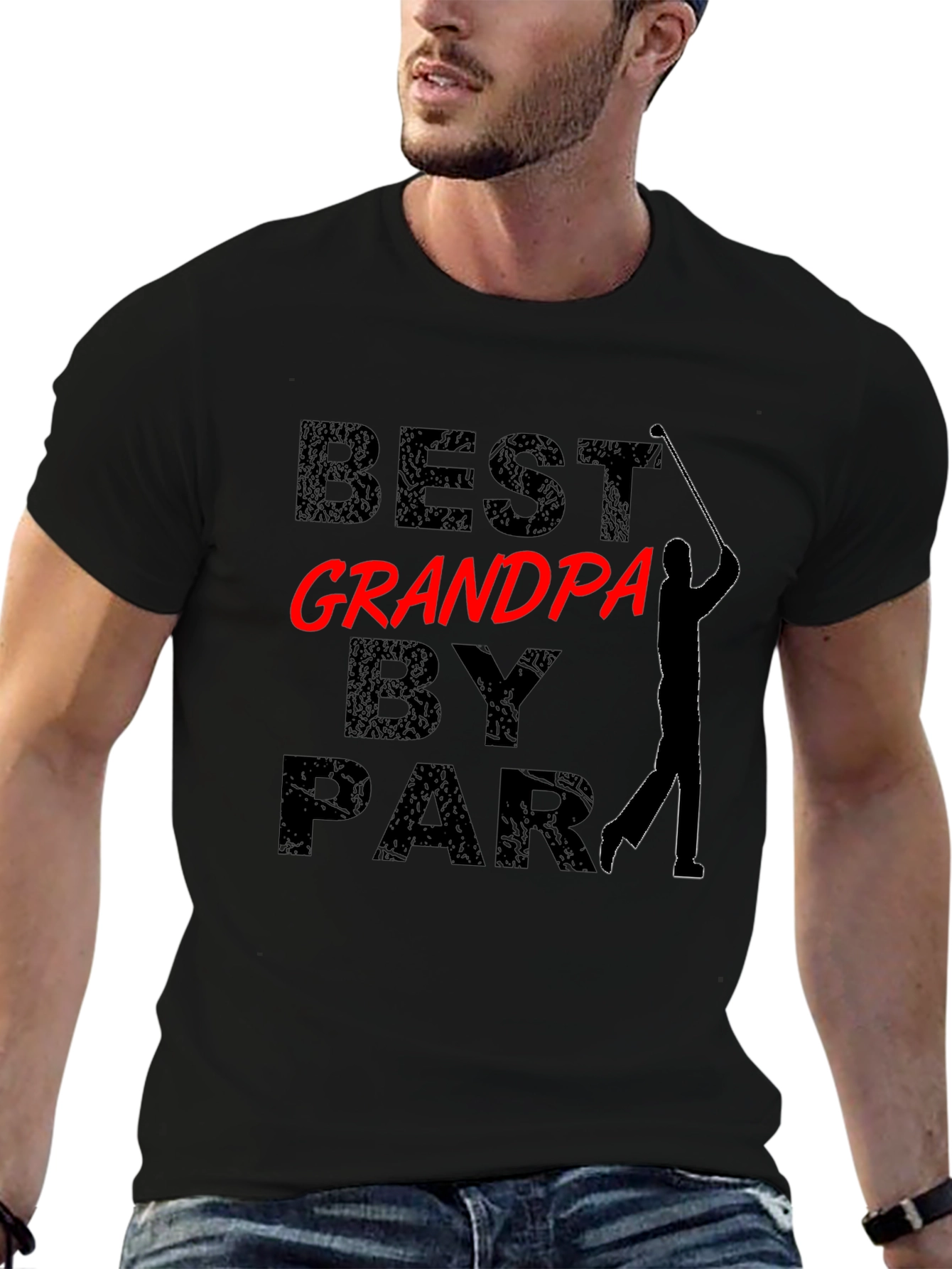 Best Grandpa By Par Golf T-Shirt