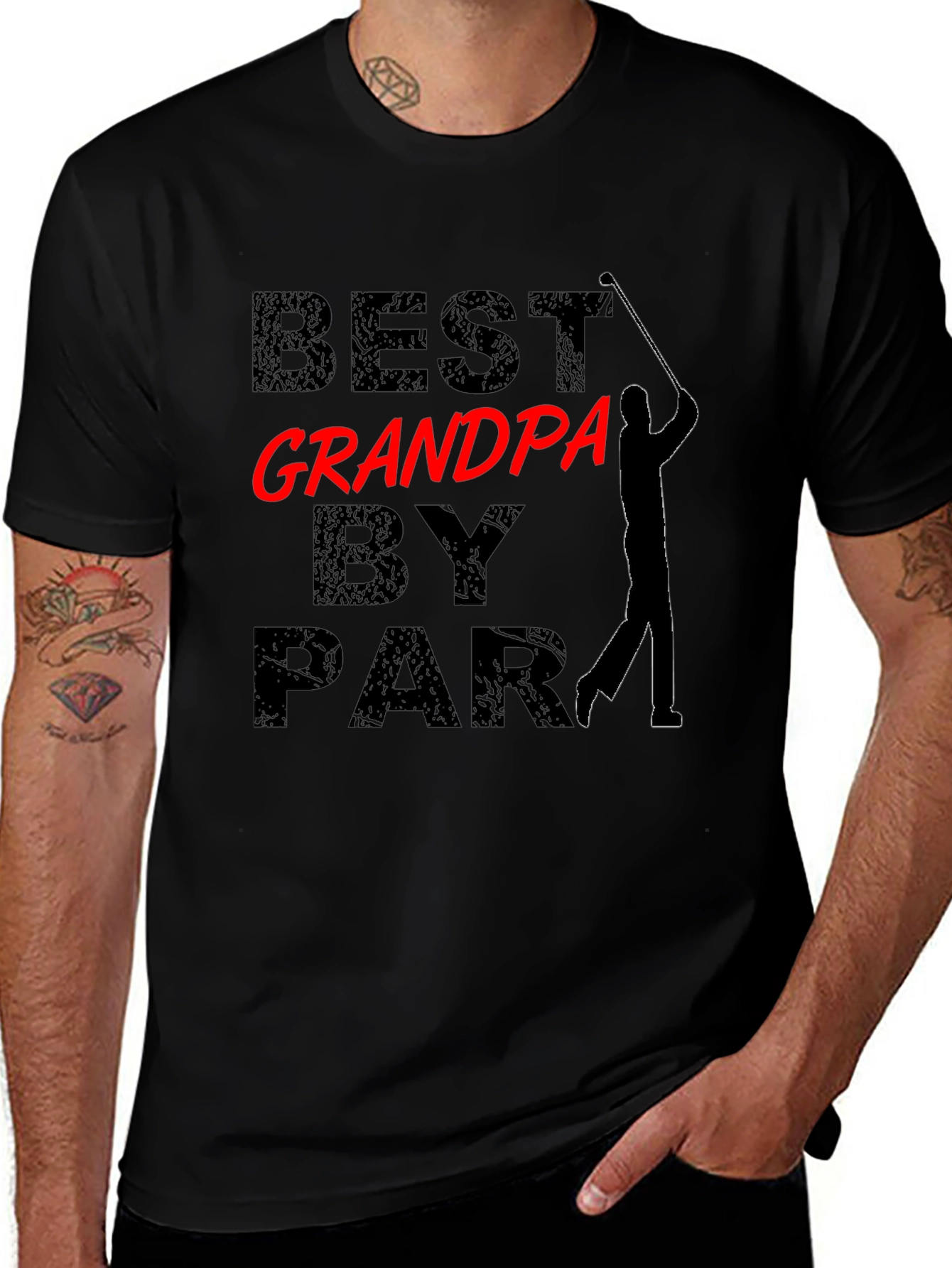 Best Grandpa By Par Golf T-Shirt
