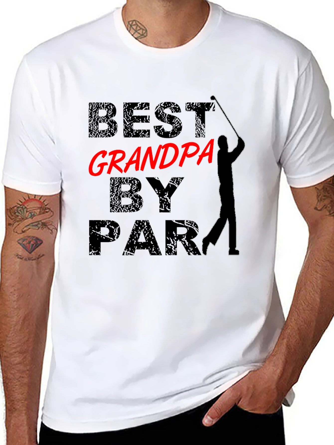 Best Grandpa By Par Golf T-Shirt