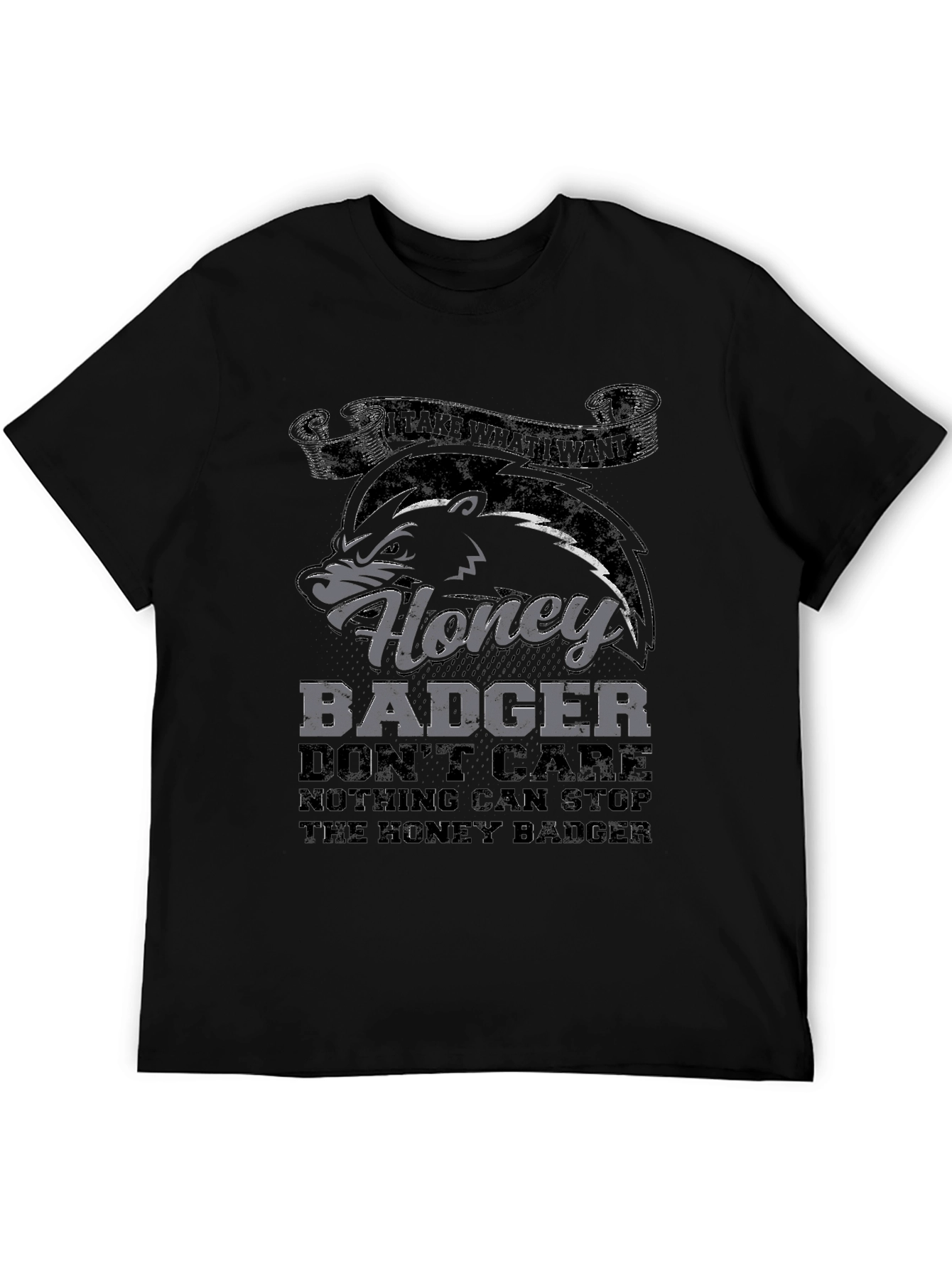 Honey Badger T-Shirt - Dont Care
