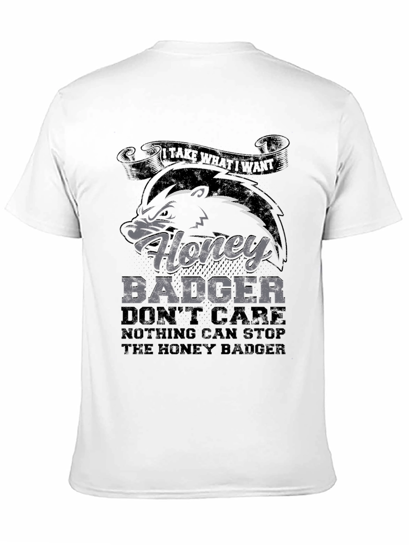 Honey Badger T-Shirt - Dont Care