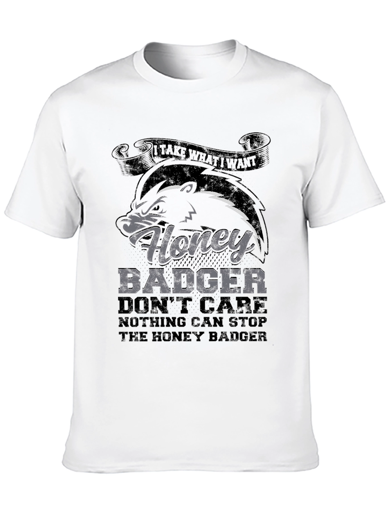 Honey Badger T-Shirt - Dont Care