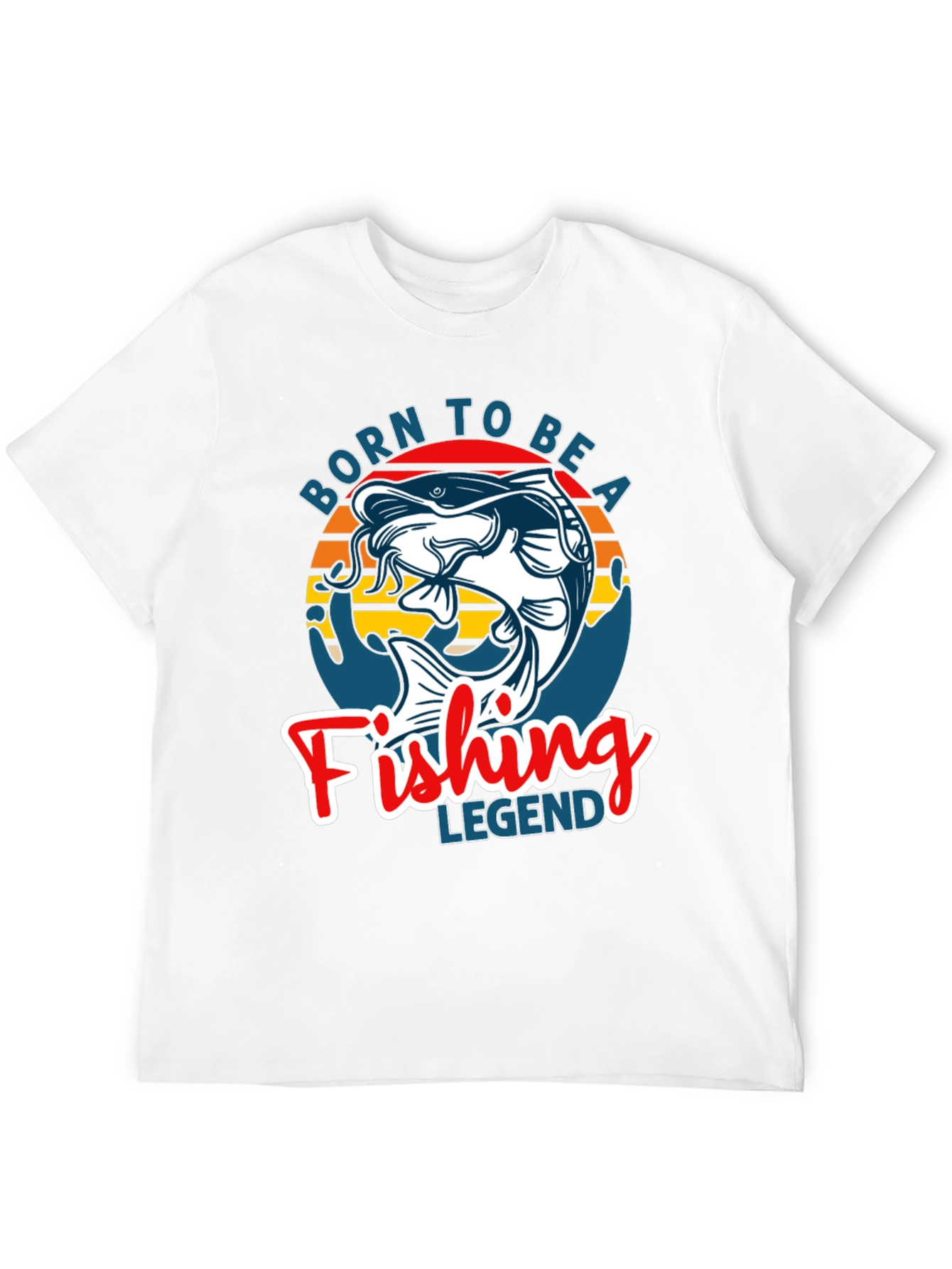Born to Be a Fishing Legend Graphic Tee