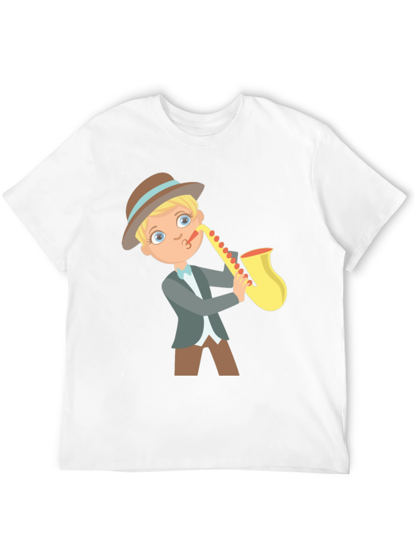 Saxophone Player Graphic T-Shirt