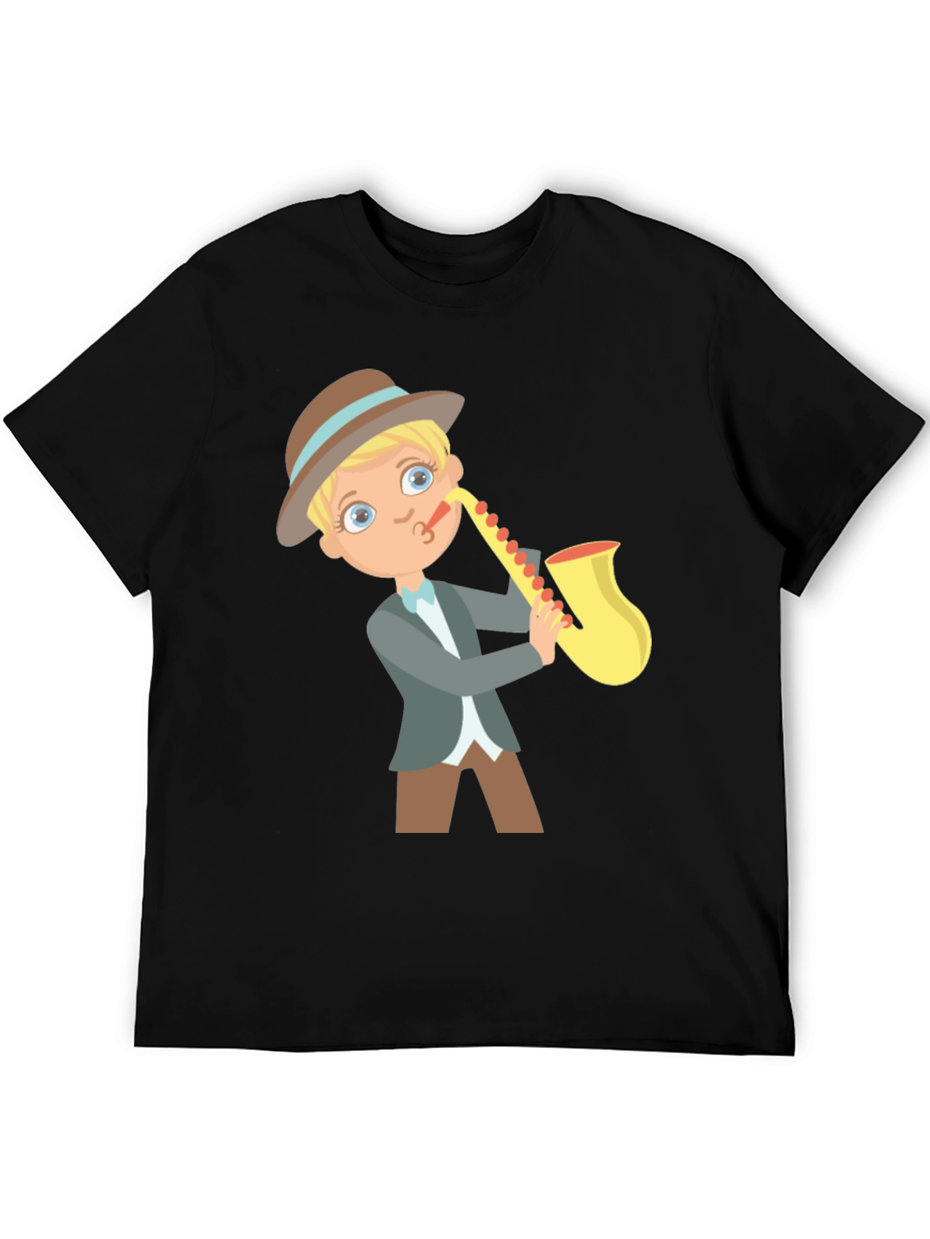 Saxophone Player Graphic T-Shirt