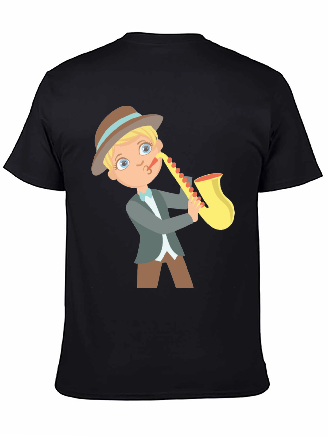 Saxophone Player Graphic T-Shirt