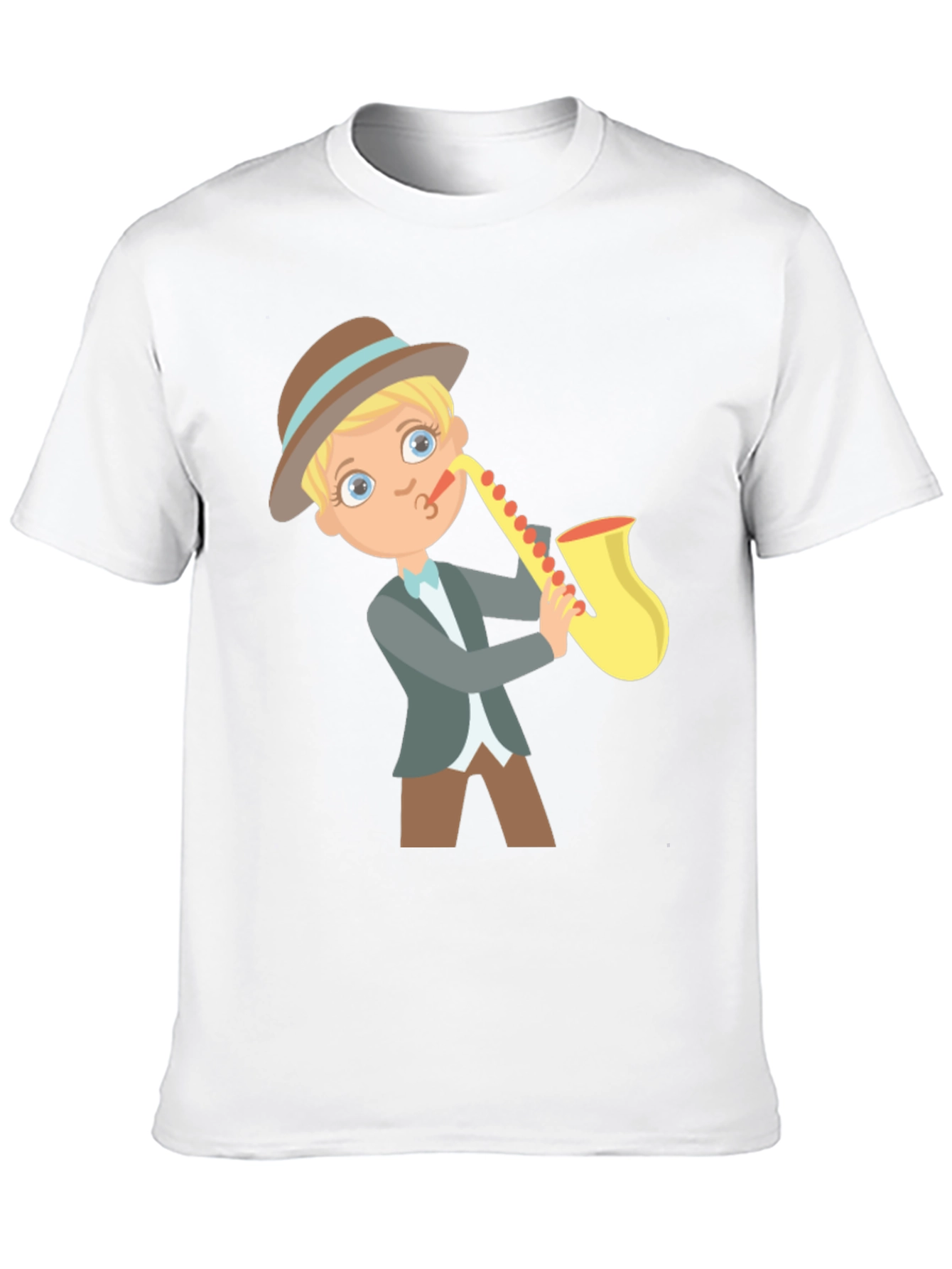 Saxophone Player Graphic T-Shirt