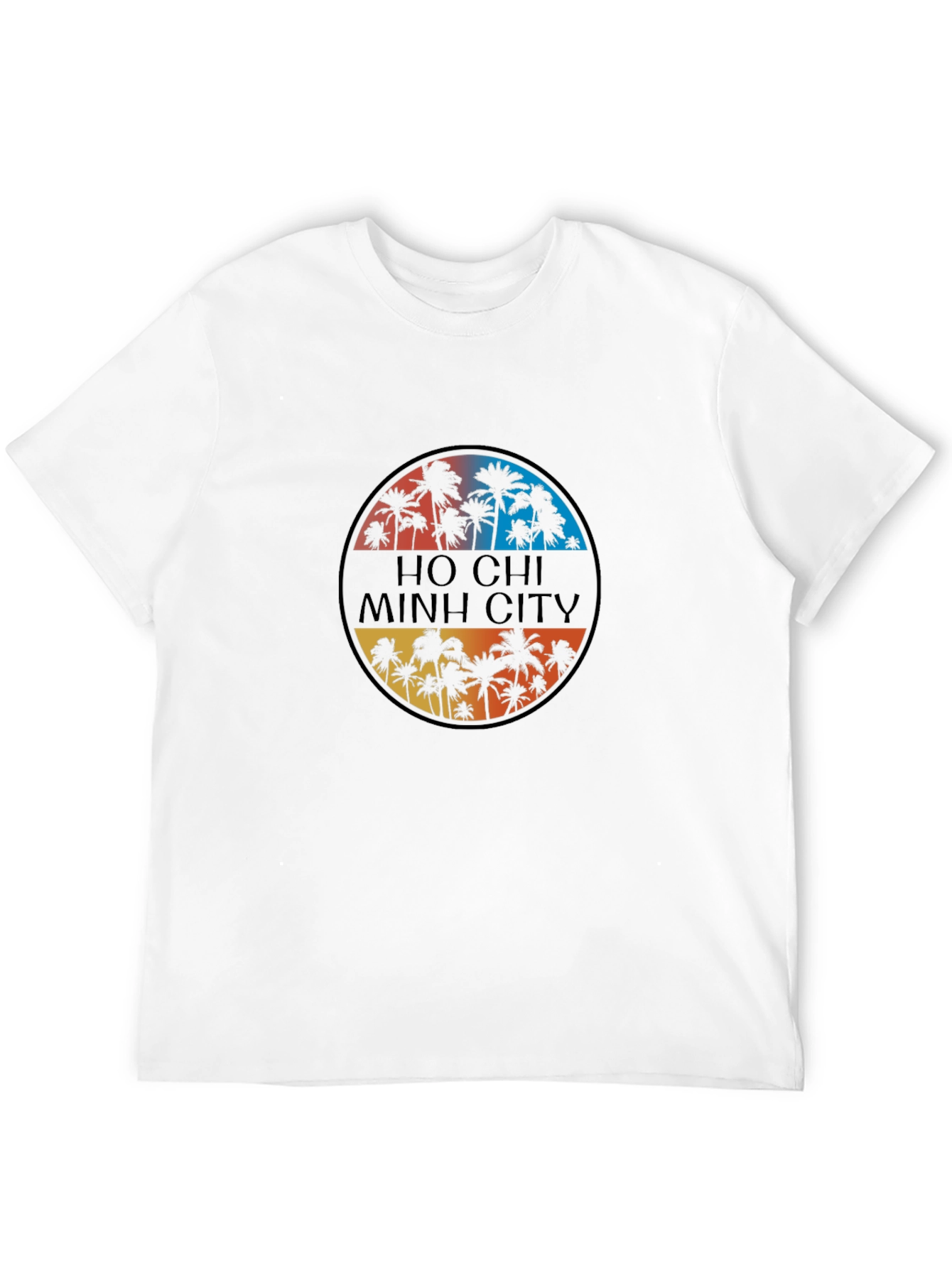 Ho Chi Minh City Palm Tree Graphic T-Shirt