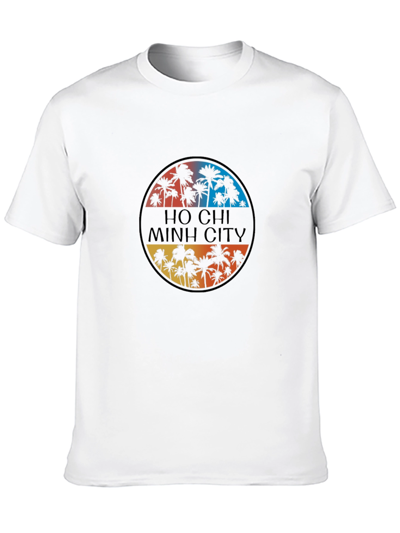 Ho Chi Minh City Palm Tree Graphic T-Shirt