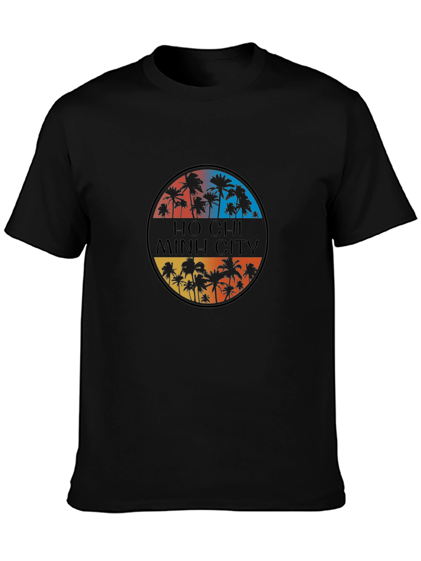 Ho Chi Minh City Palm Tree Graphic T-Shirt