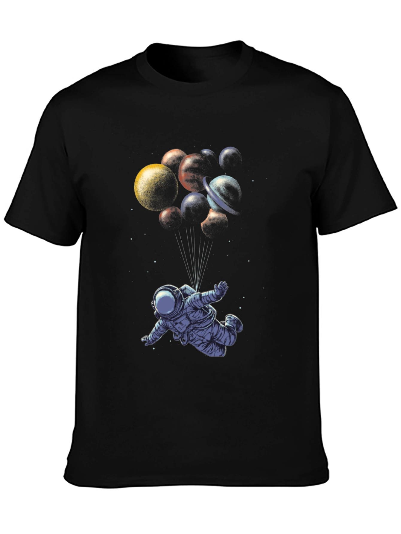 Astronaut Planet Balloons T-Shirt