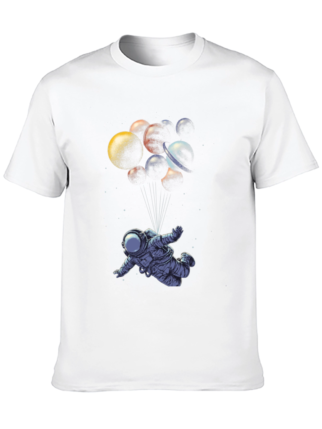 Astronaut Planet Balloons T-Shirt