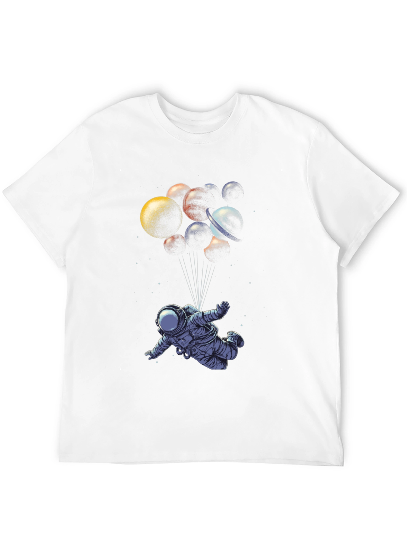 Astronaut Planet Balloons T-Shirt