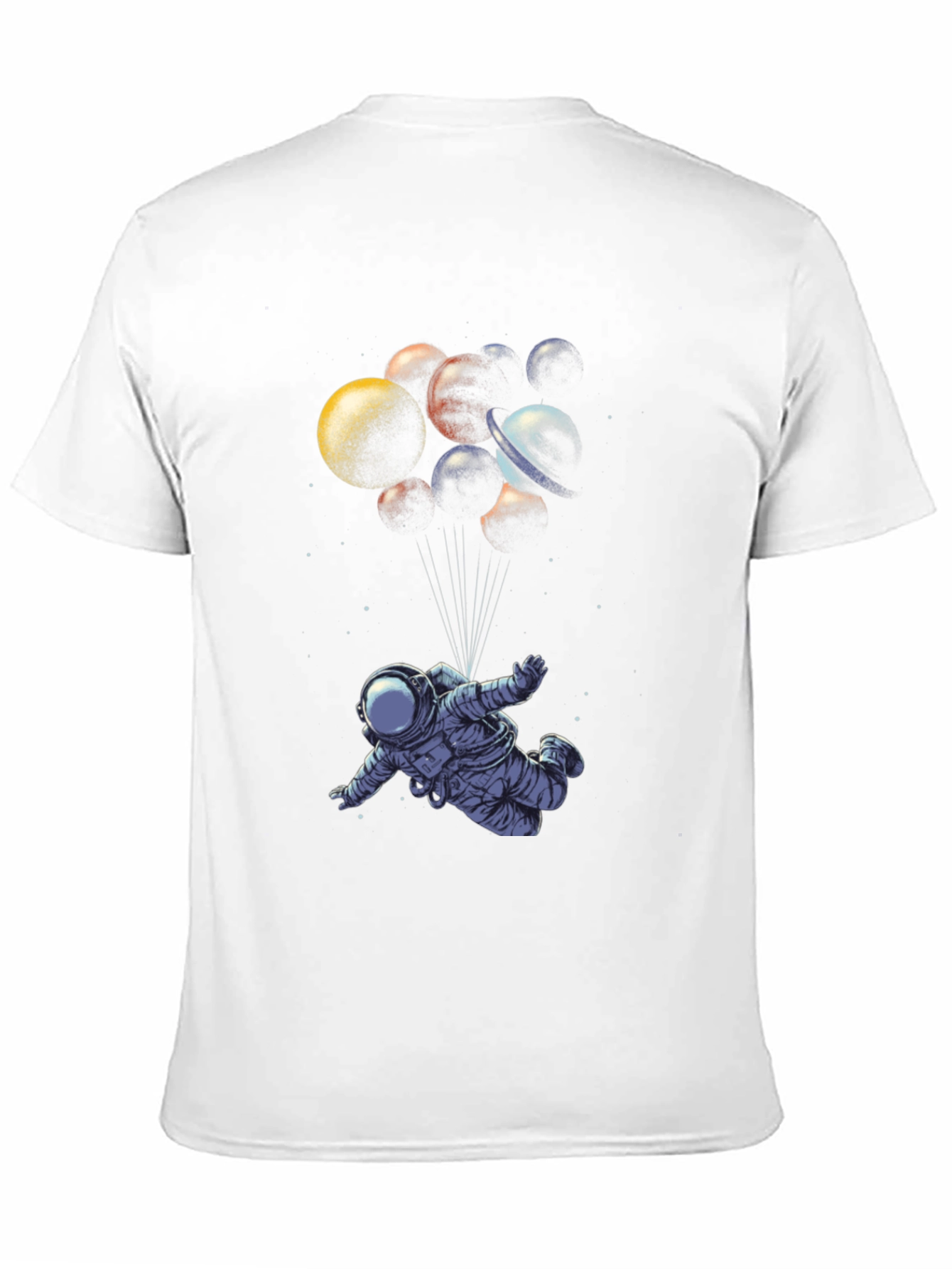 Astronaut Planet Balloons T-Shirt