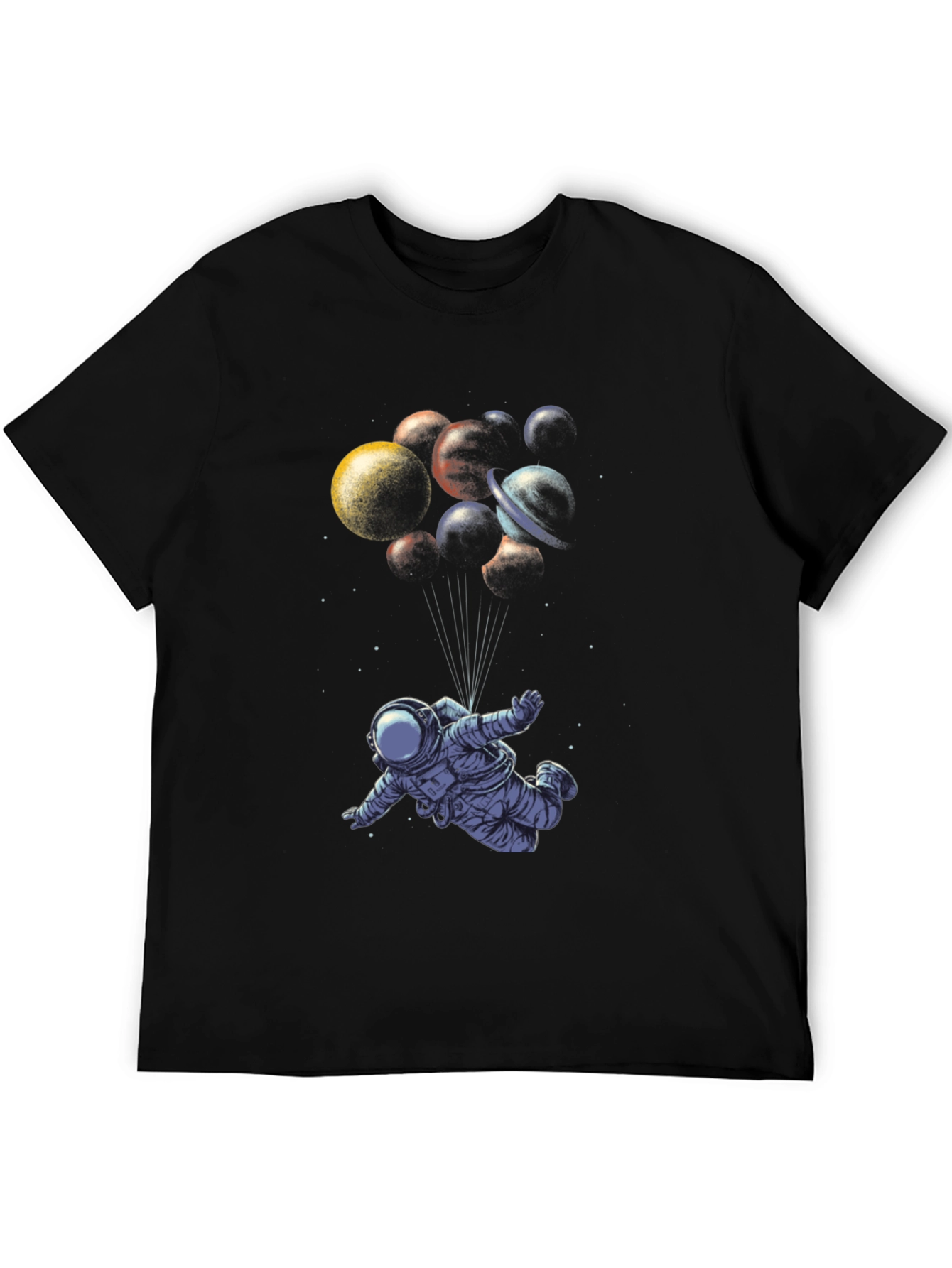 Astronaut Planet Balloons T-Shirt