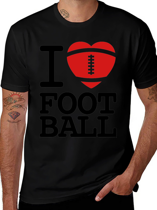 I Heart Football Graphic T-Shirt