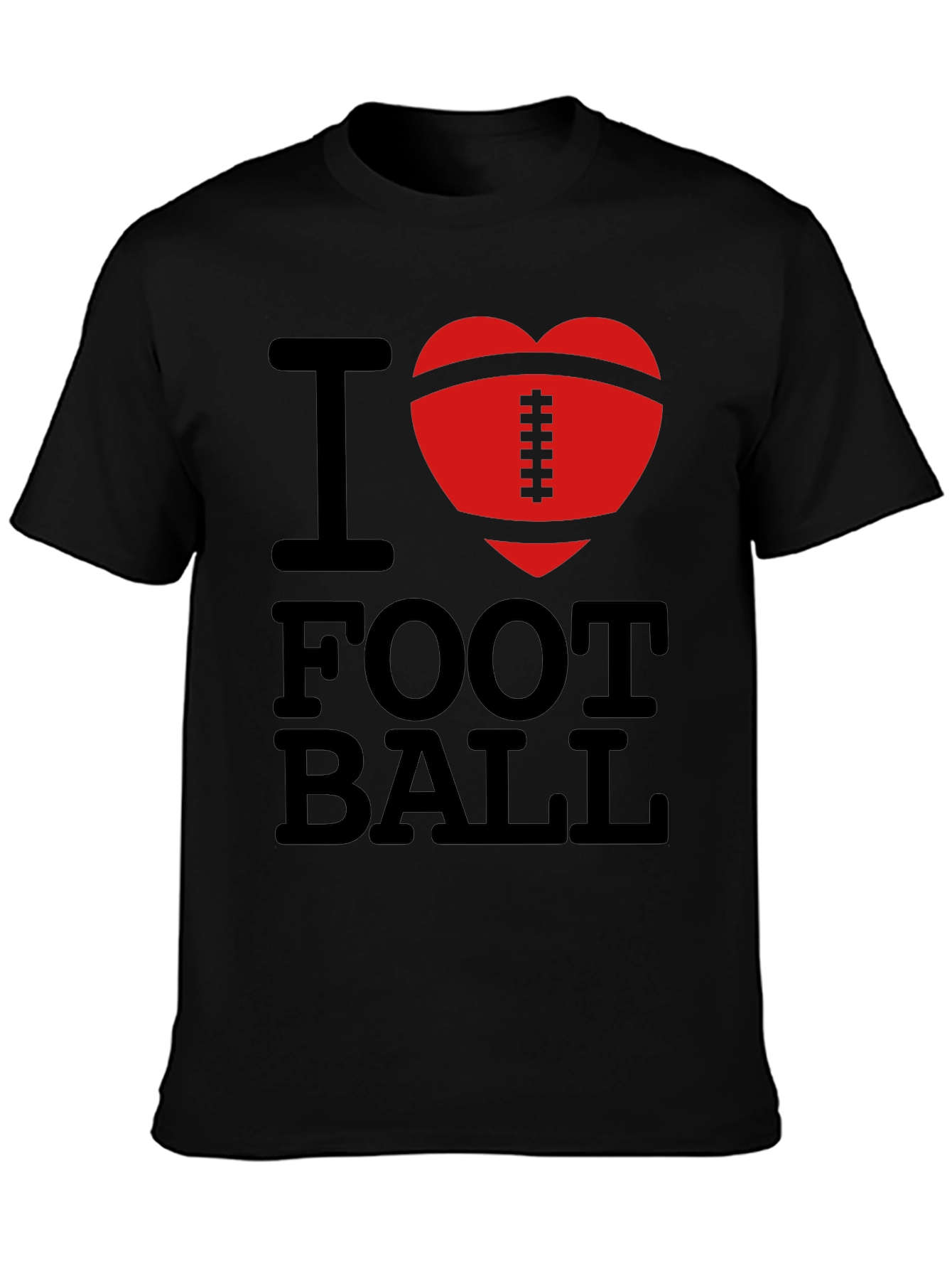 I Heart Football Graphic T-Shirt
