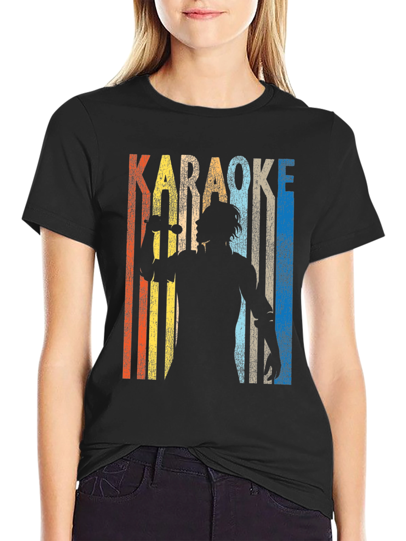 Karaoke Retro Style Graphic Tee